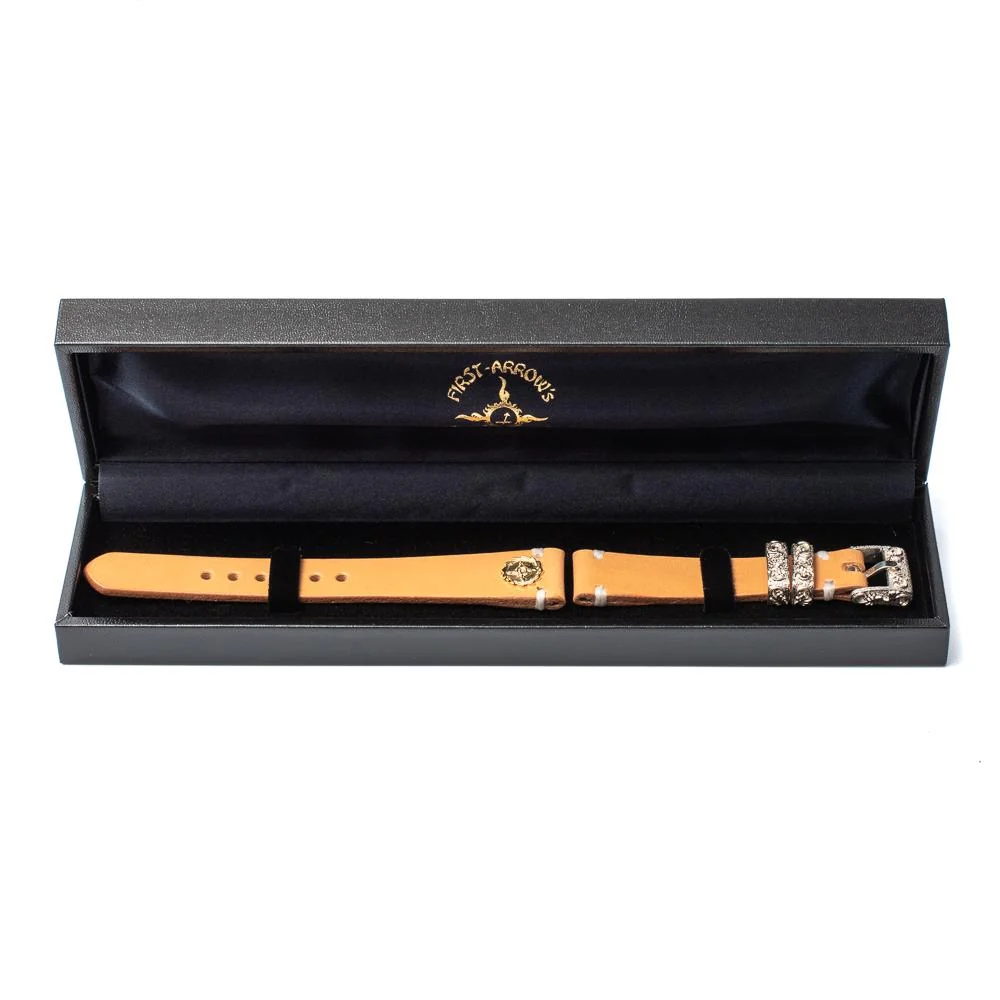 First Arrow's K18 Watch Strap Brown Leather - Image 5