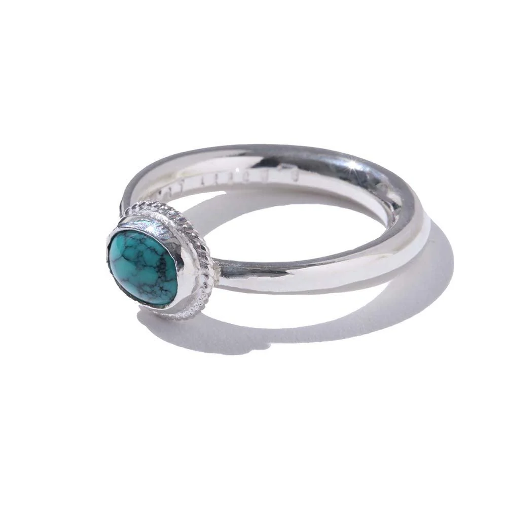 First Arrow's Loop Ring w/Turquoise (R-030) - Image 3
