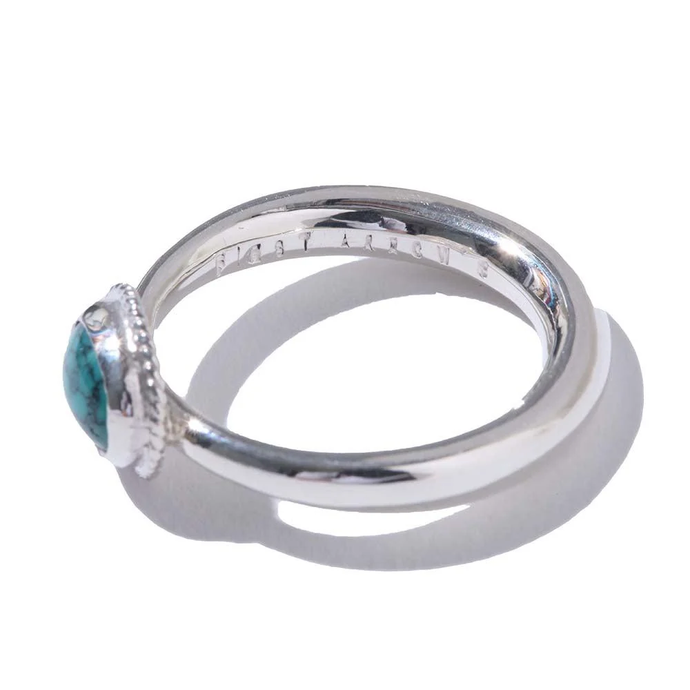 First Arrow's Loop Ring w/Turquoise (R-030) - Image 4