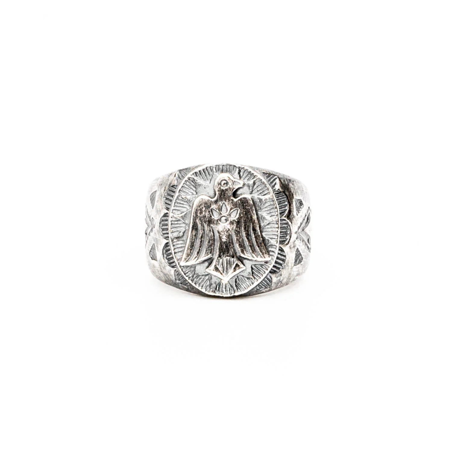 First Arrow's VFSW stamp ring with thunderbird   R-133