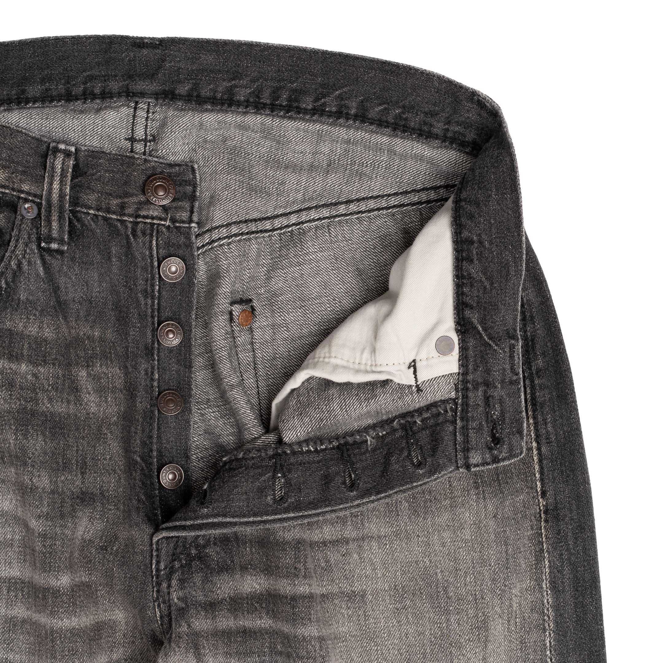 Full Count 0105 'Super Smooth' Dartford Jean Black - Image 4