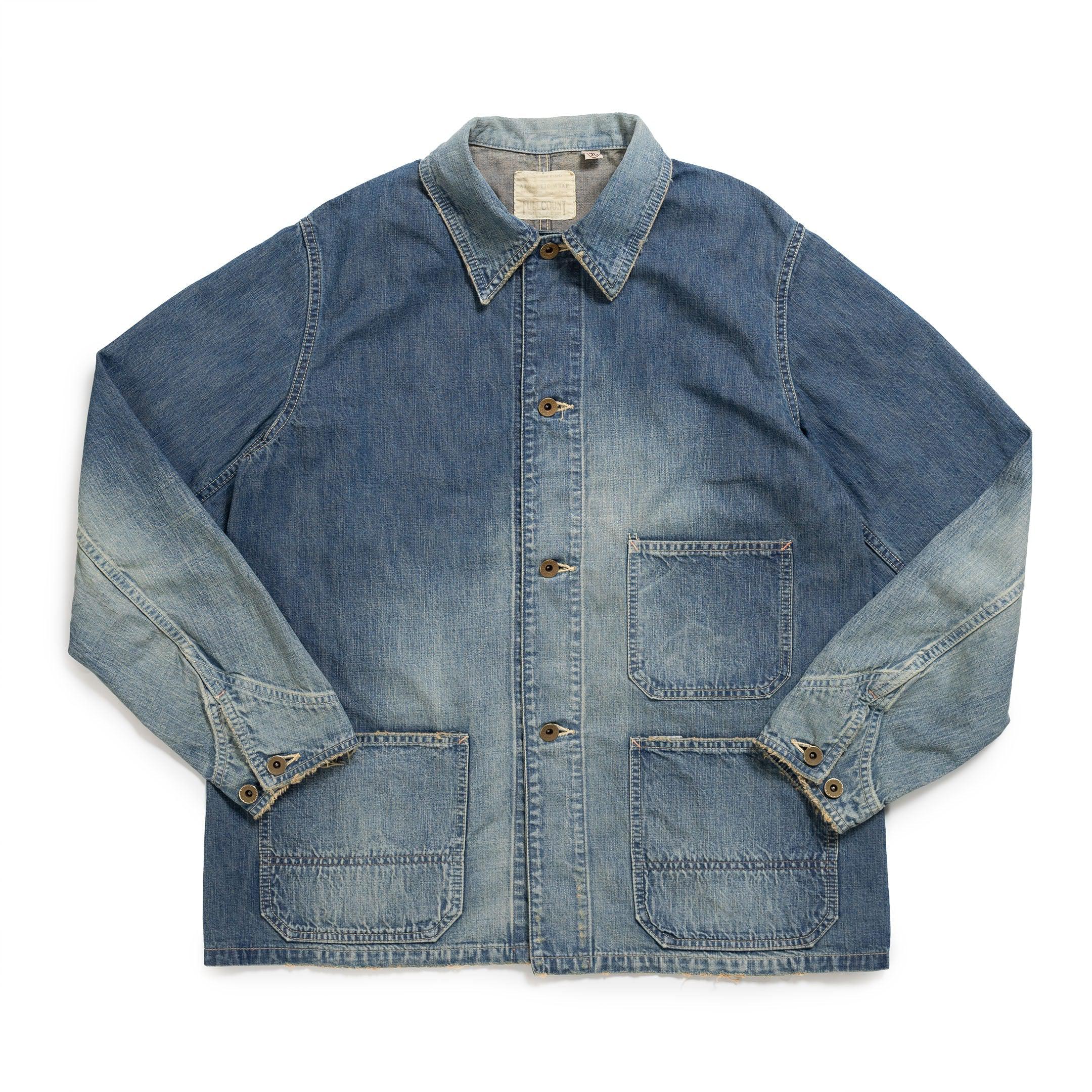 Full Count Denim Chore Jacket HW Indigo Blue