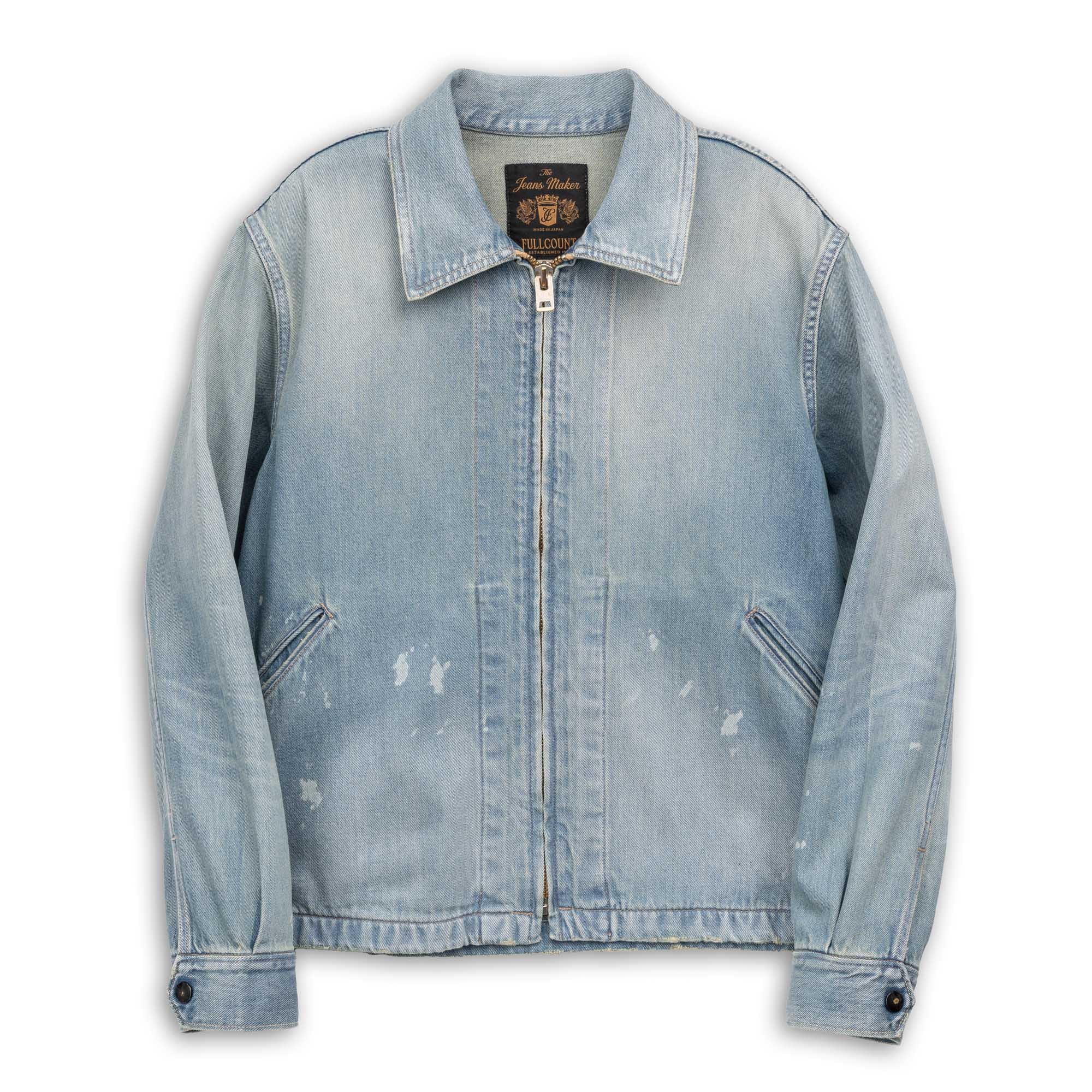 Full Count Denim Sport Jacket Vintage Finish Indigo