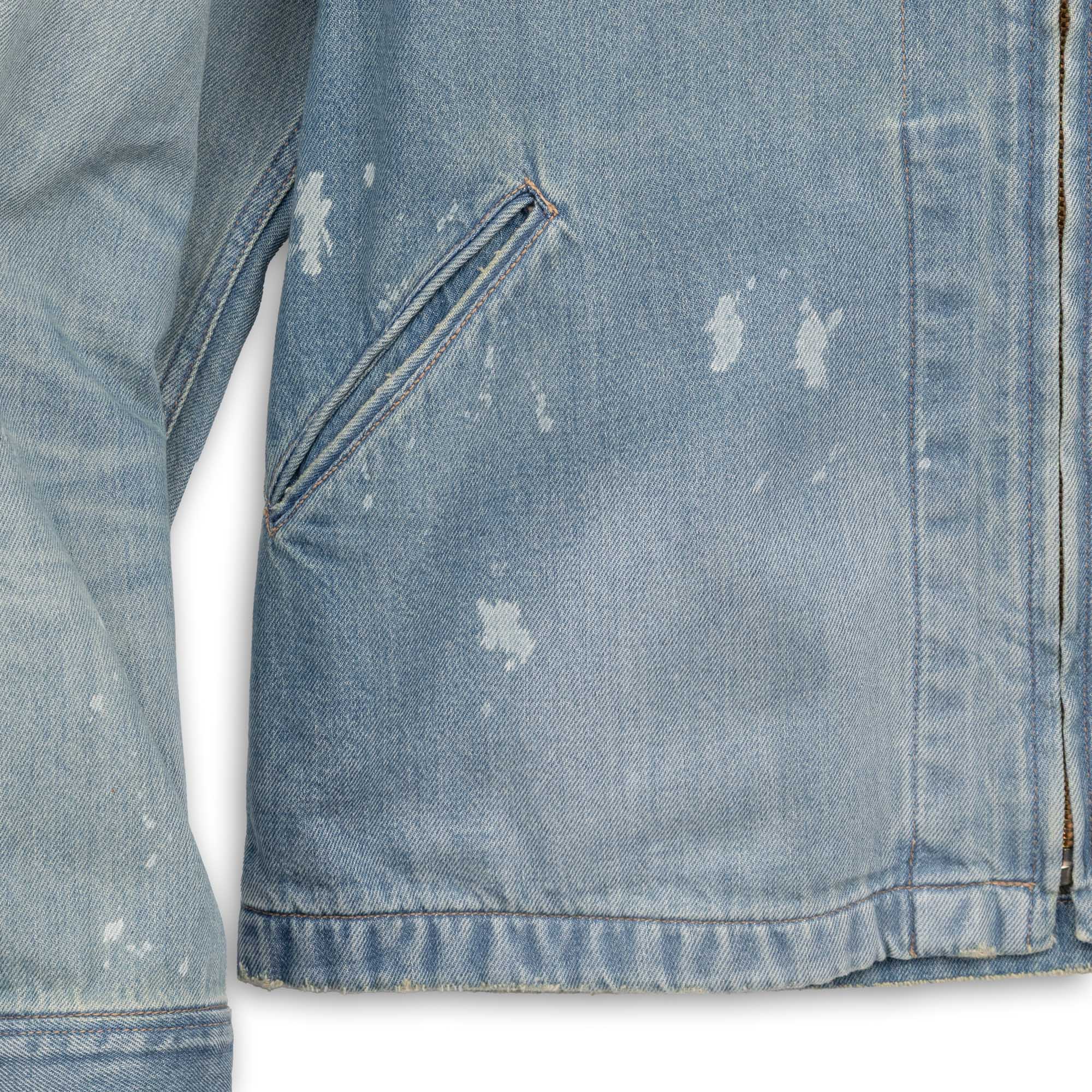 Full Count Denim Sport Jacket Vintage Finish Indigo - Image 5