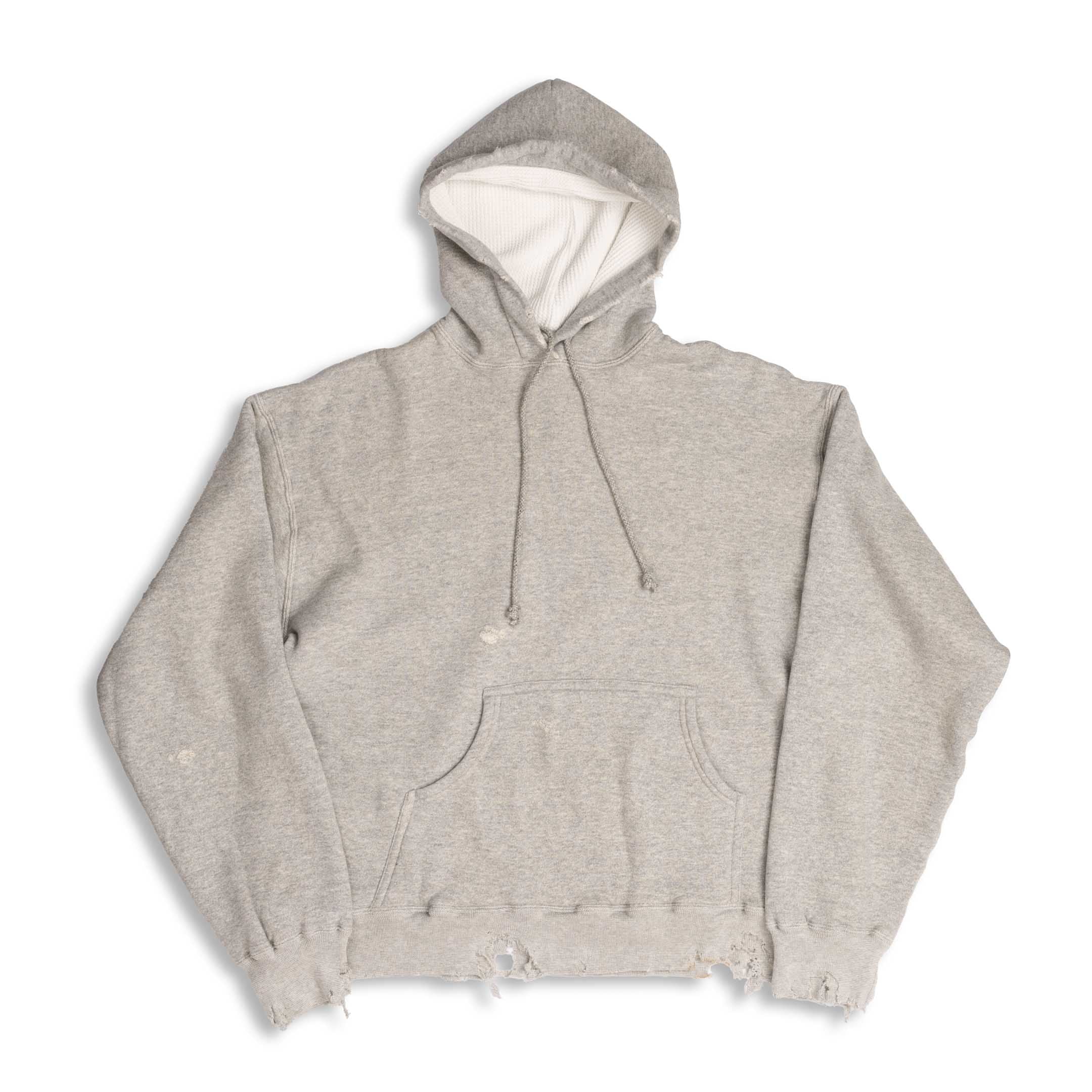 Full Count Double Face Hooded Sweatshirt VF Grey