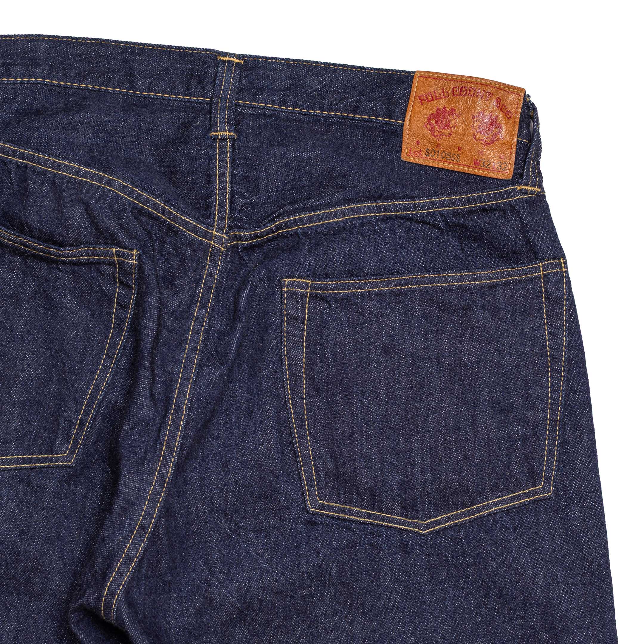 Full Count S0105SSW WWII Model 11.5 oz Denim Jean Indigo - Image 3