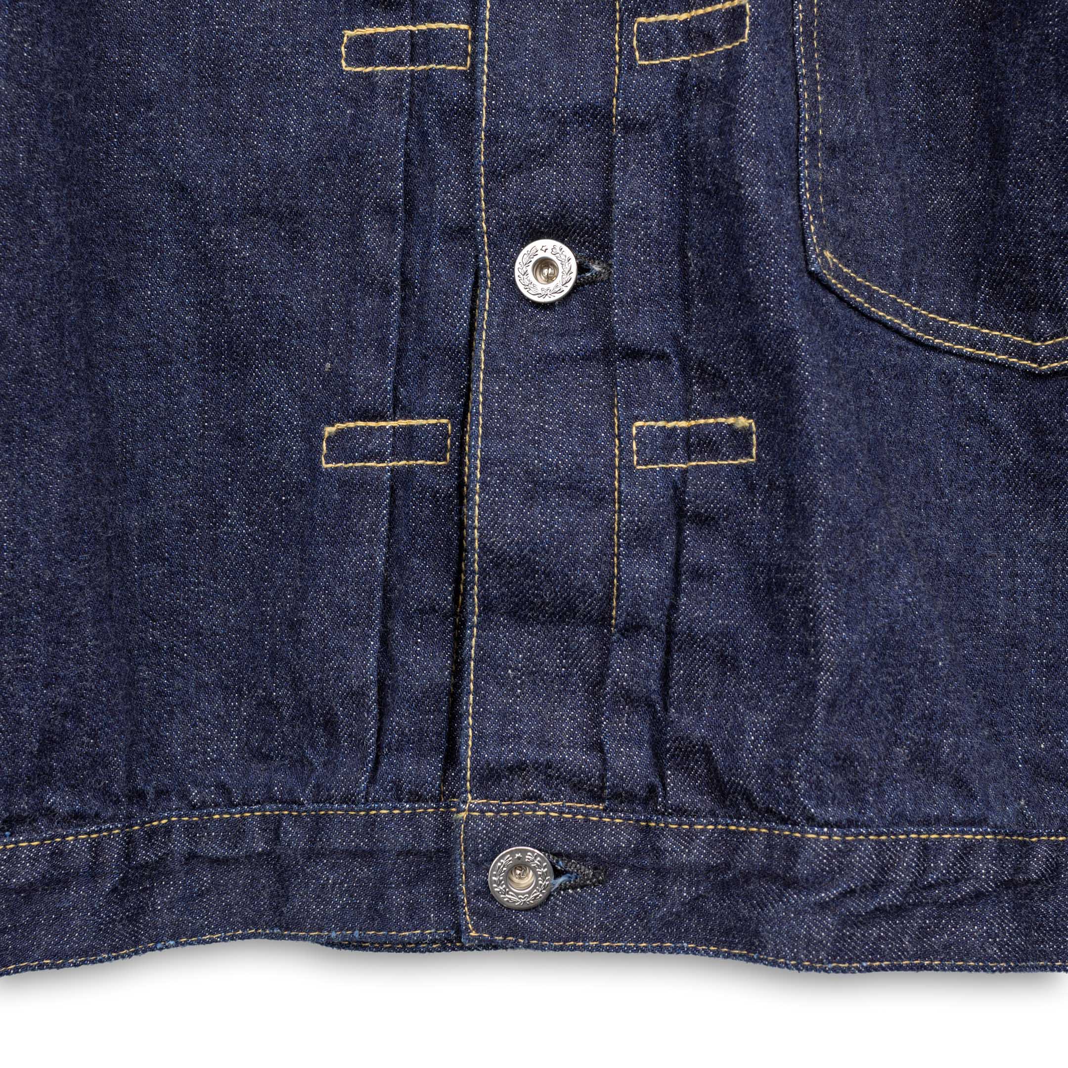 Full Count S2107SSW WWII Model 11.5oz Denim Jacket Indigo - Image 5