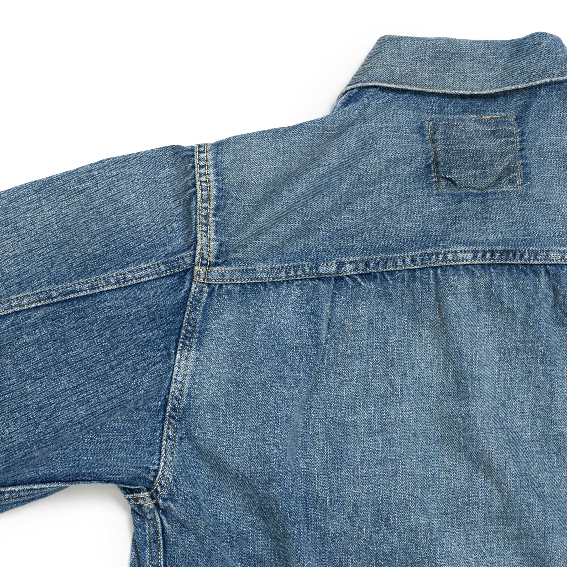 Full Count Type 1 Denim Jacket Dartford 'Super Smooth' - Image 4