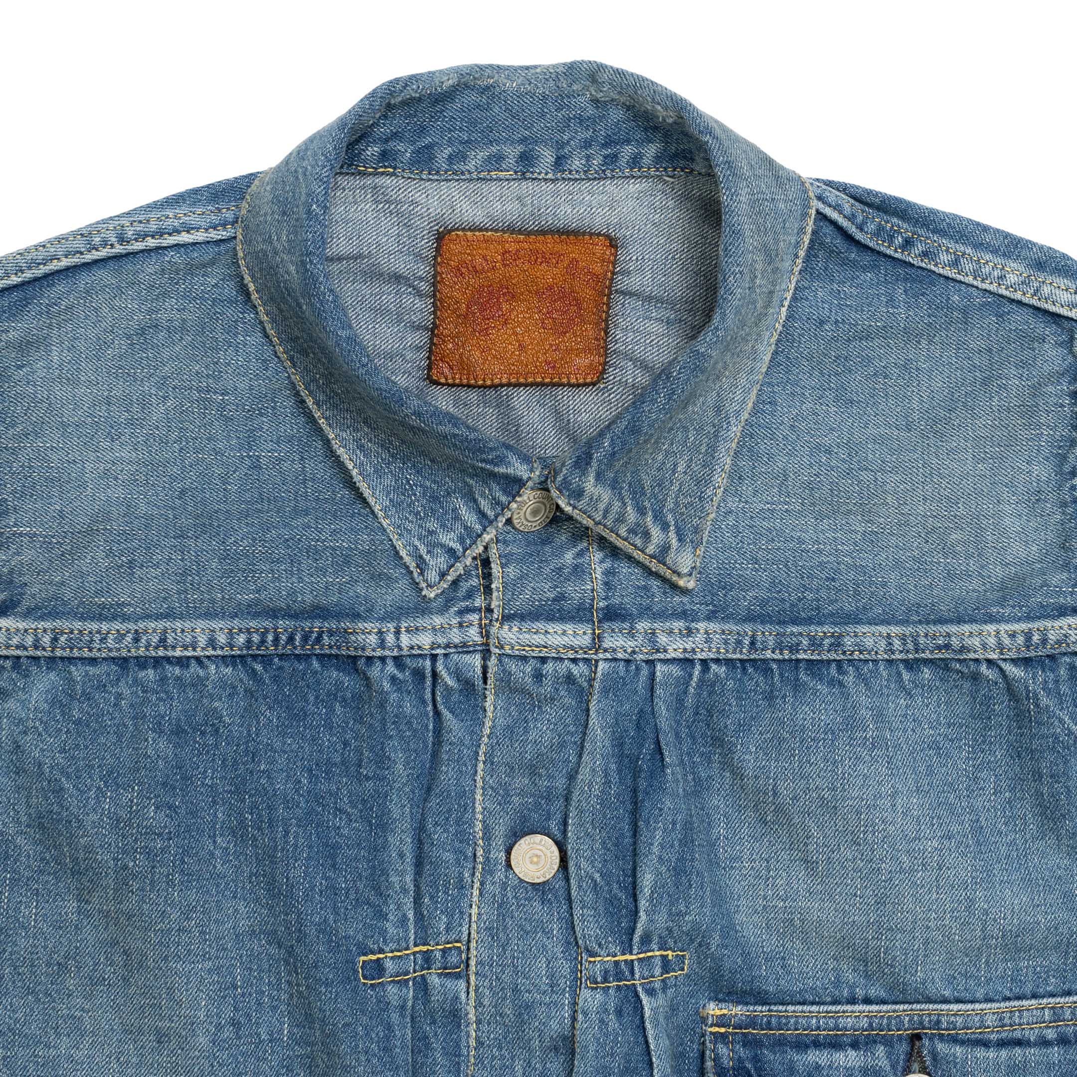 Full Count Type 1 Denim Jacket Dartford 'Super Smooth' - Image 6