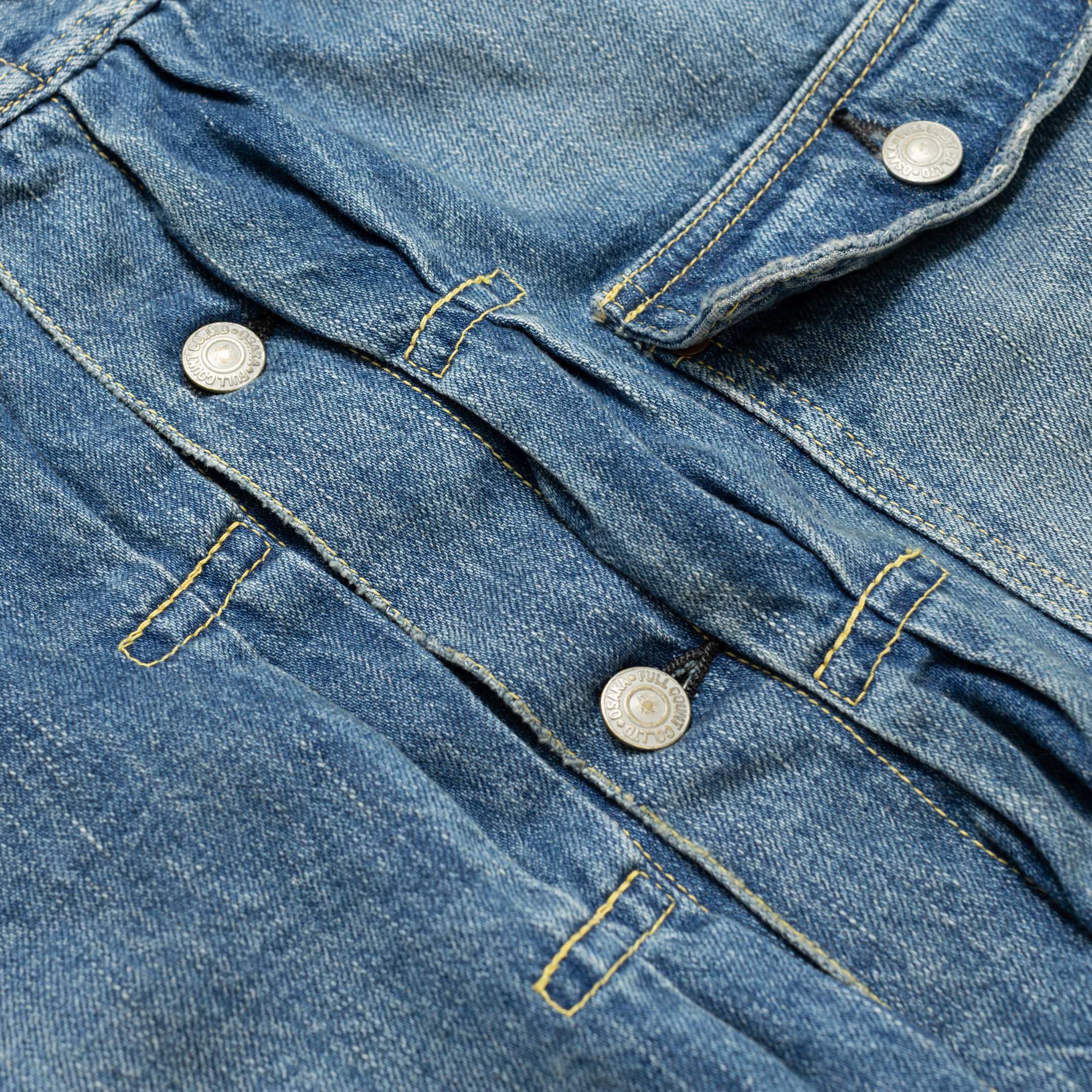 Full Count Type 1 Denim Jacket Dartford 'Super Smooth' - Image 7
