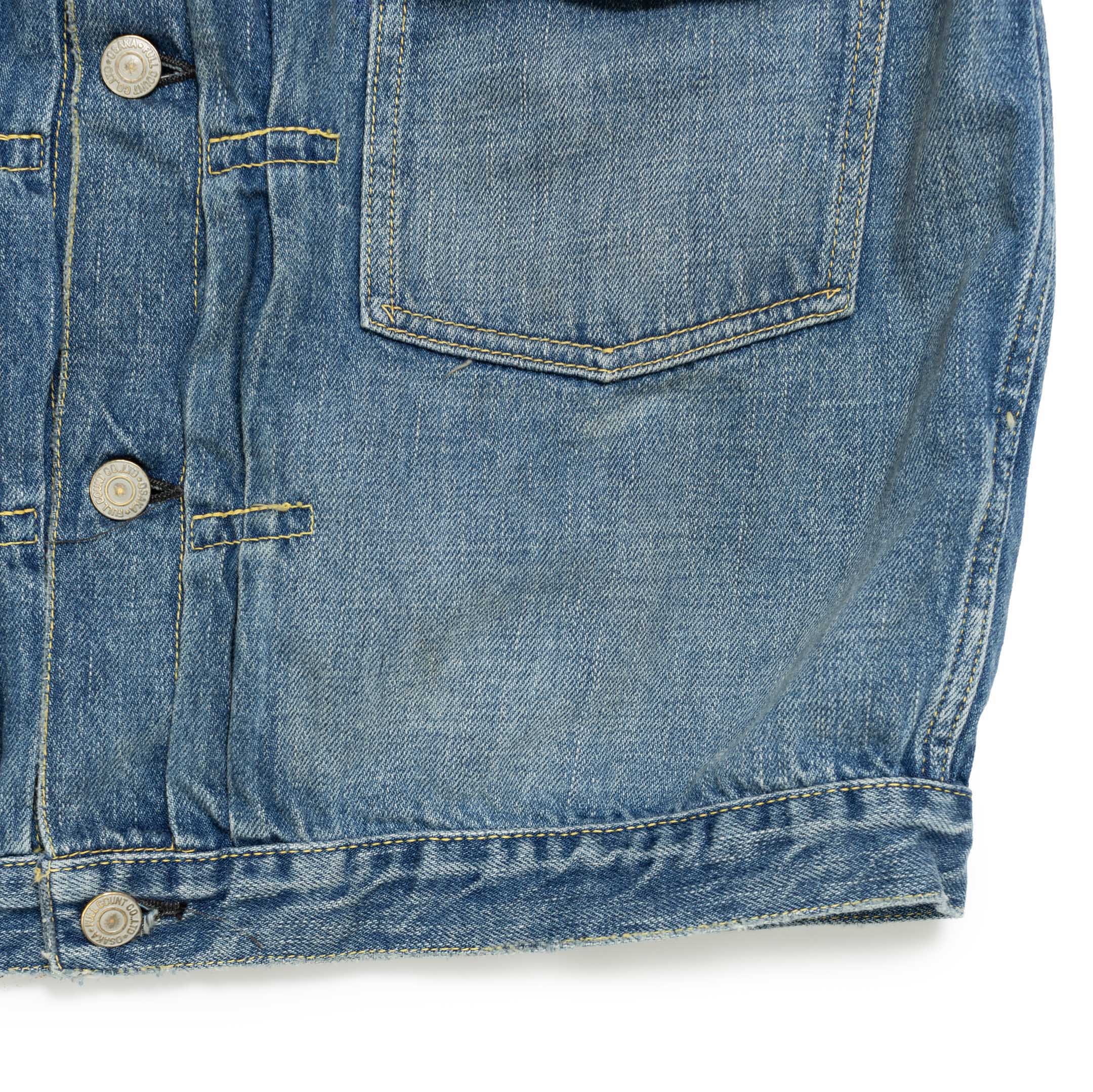 Full Count Type 1 Denim Jacket Dartford 'Super Smooth' - Image 8
