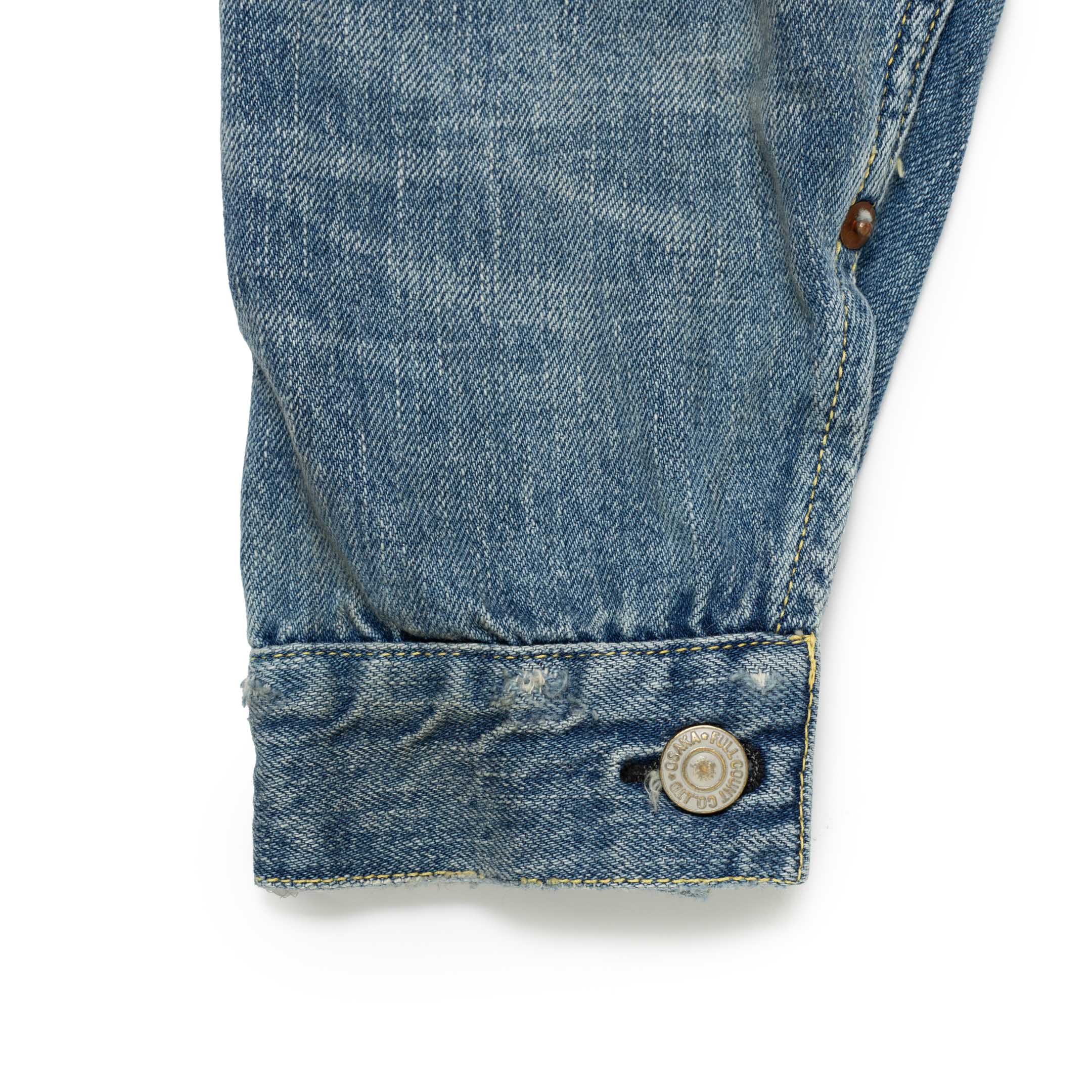 Full Count Type 1 Denim Jacket Dartford 'Super Smooth' - Image 9