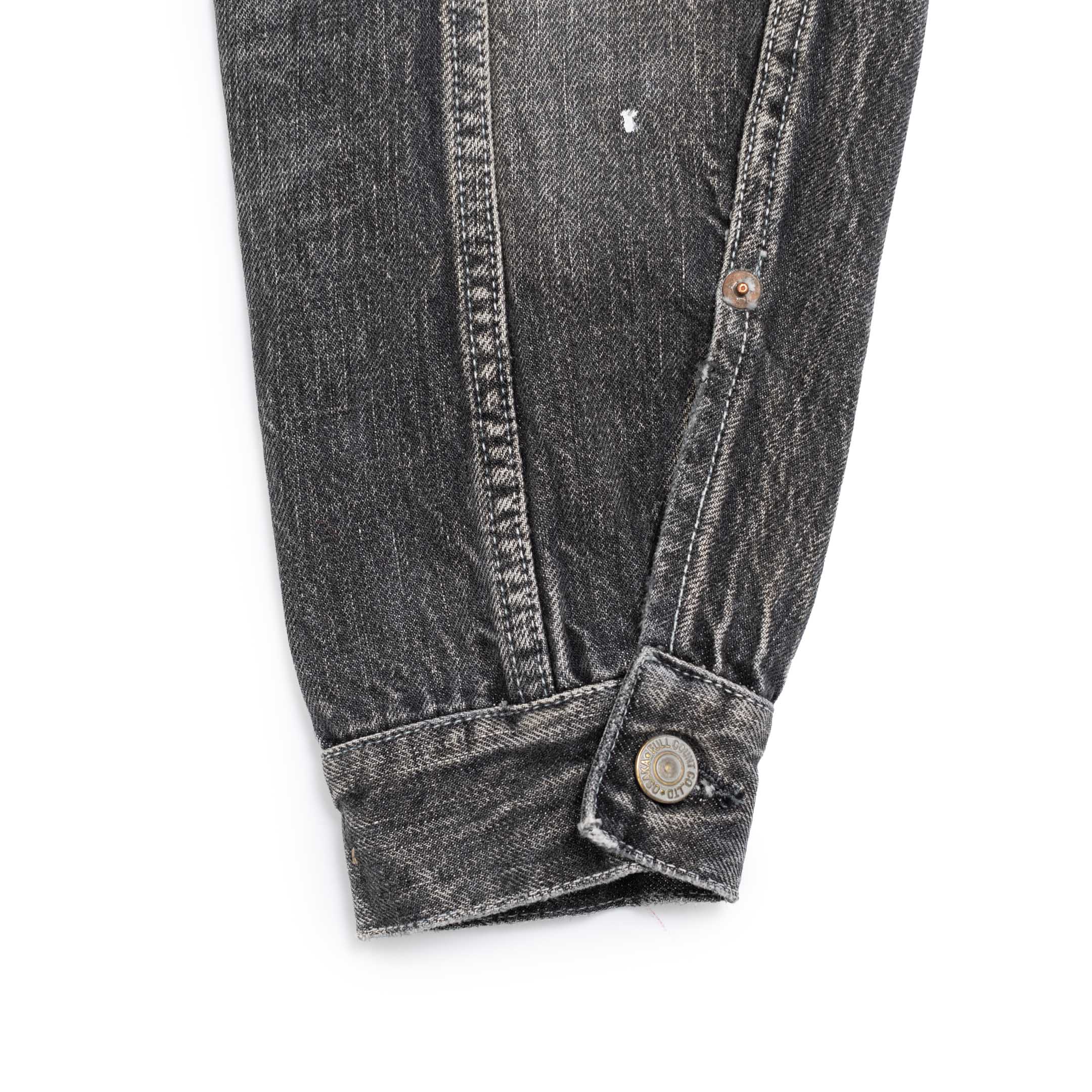 Full Count Type 1 Denim Jacket Dartford Black - Image 10