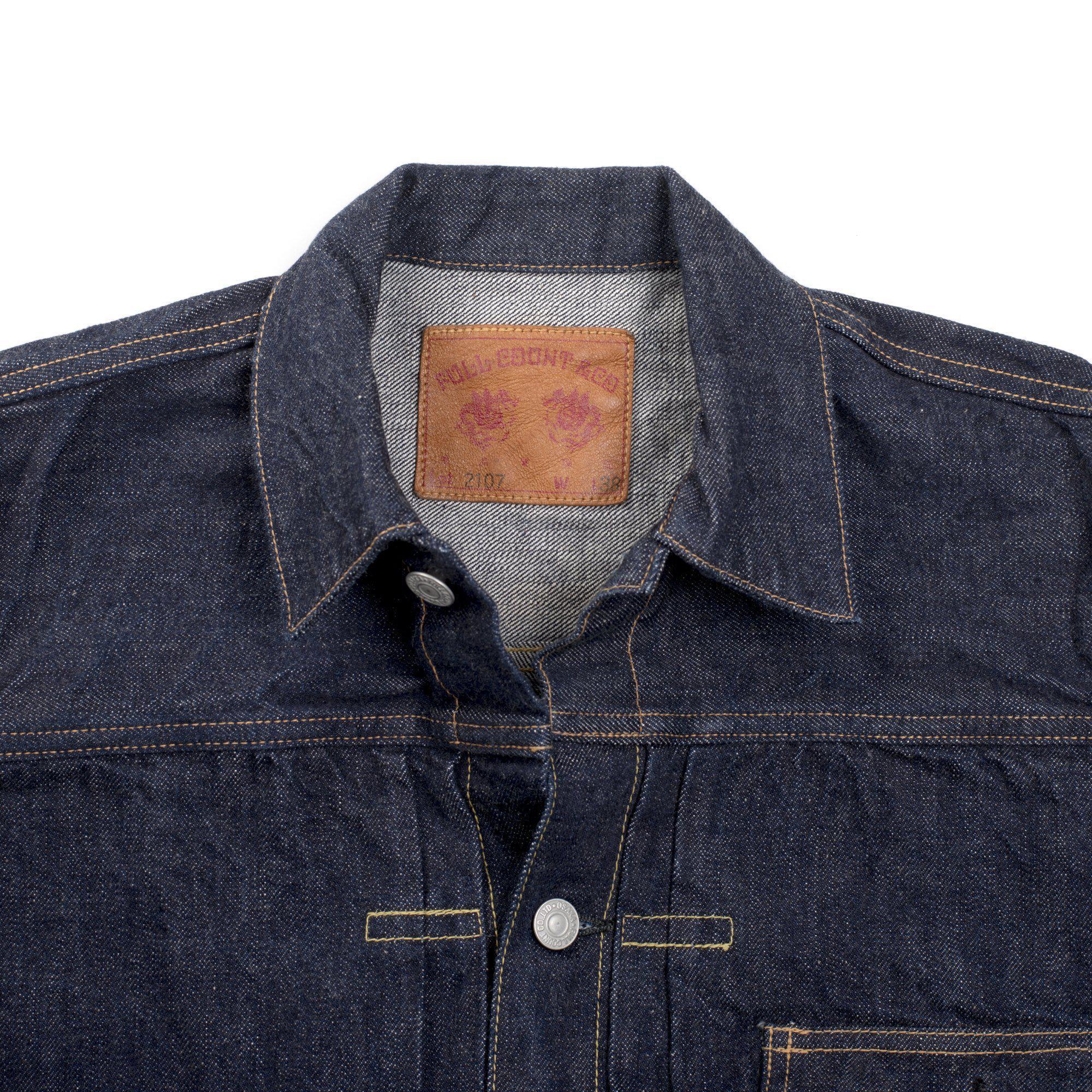 Full Count 2107 Type I 13.75oz Denim jacket One Wash - Image 3