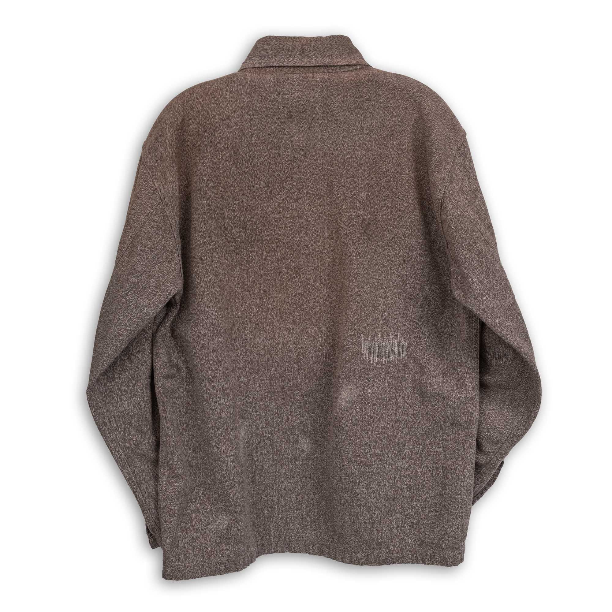 Full Count US Army Covert Chambray Pullover Shirt VE (Vintage Effect) Black - Image 8