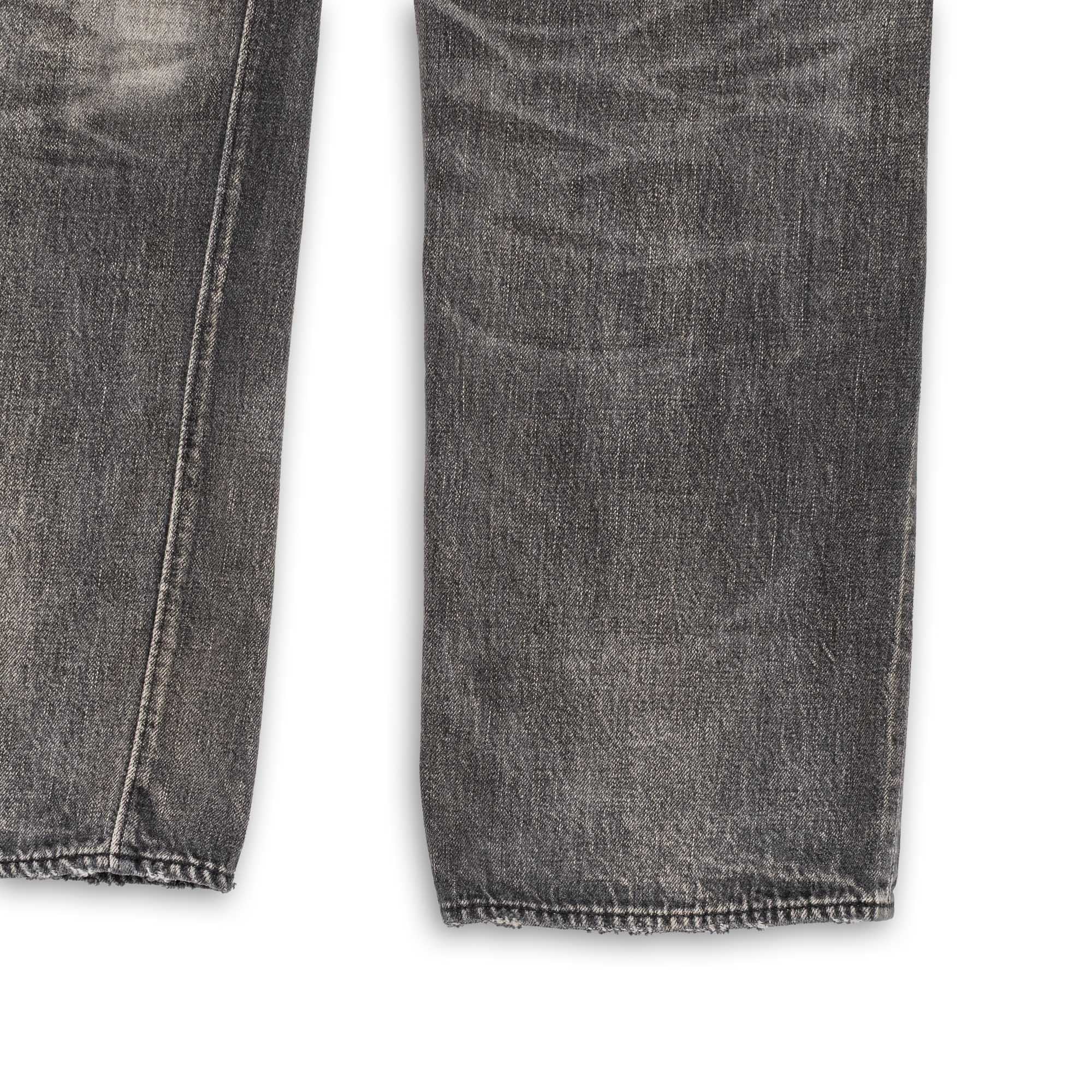 Full Count S0105 WWII Model 11.5oz Black Denim Jeans HW 'Master Of Reality' Black - Image 4