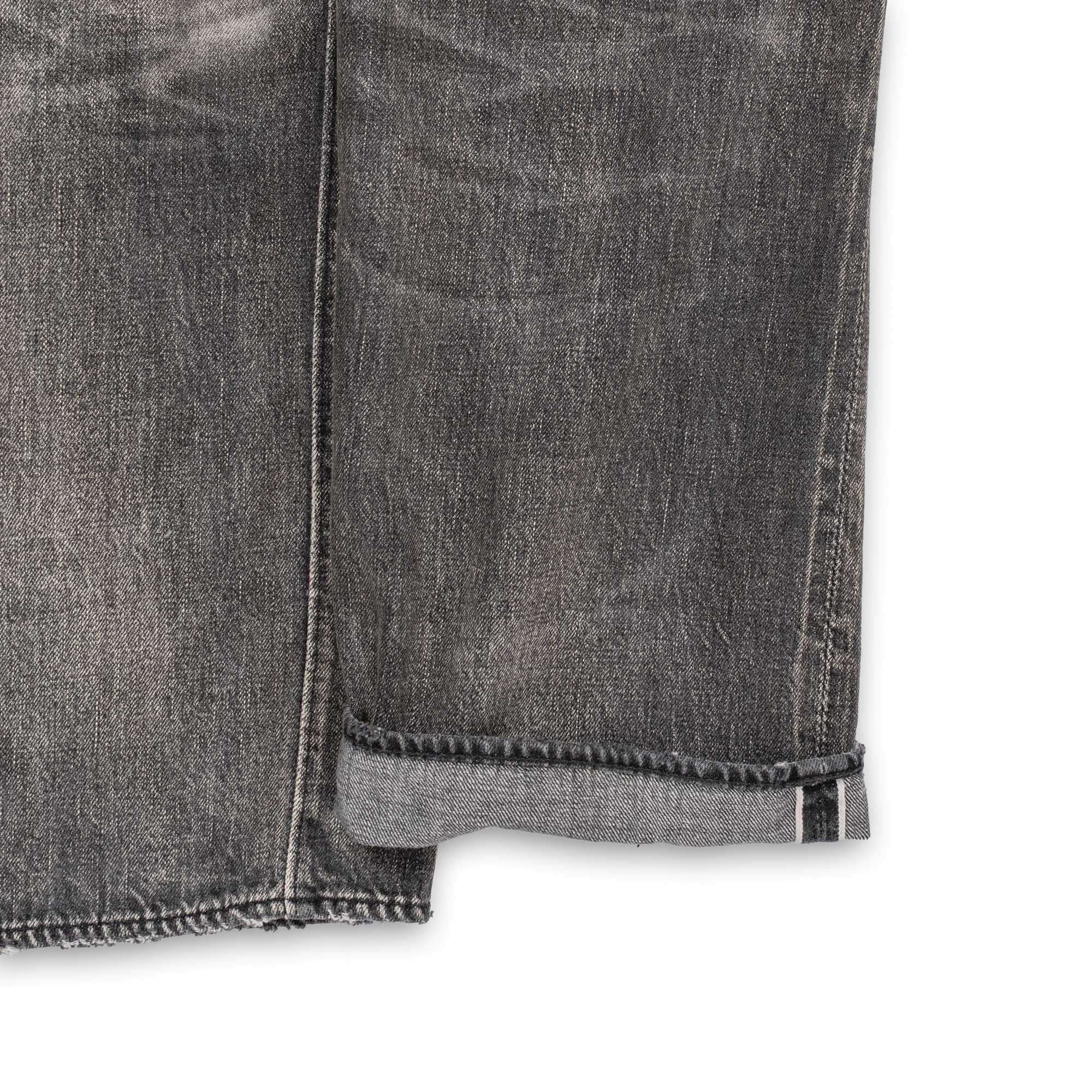 Full Count S0105 WWII Model 11.5oz Black Denim Jeans HW 'Master Of Reality' Black - Image 6