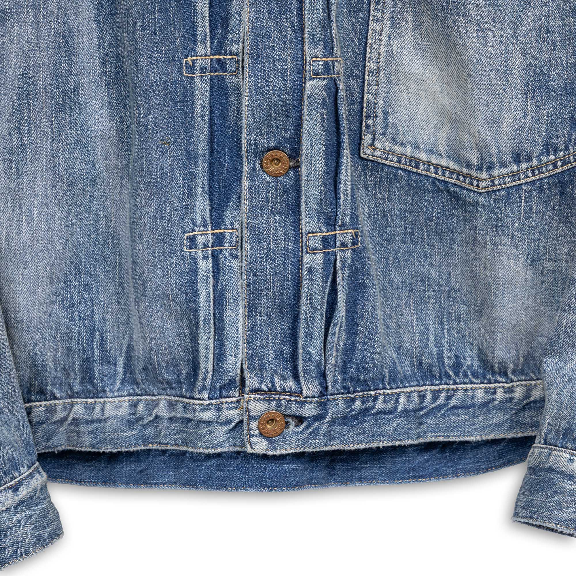 Full Count S2107 WWII Model 11.5oz Denim Jacket HW 'Master Of Reality' Indigo - Image 4