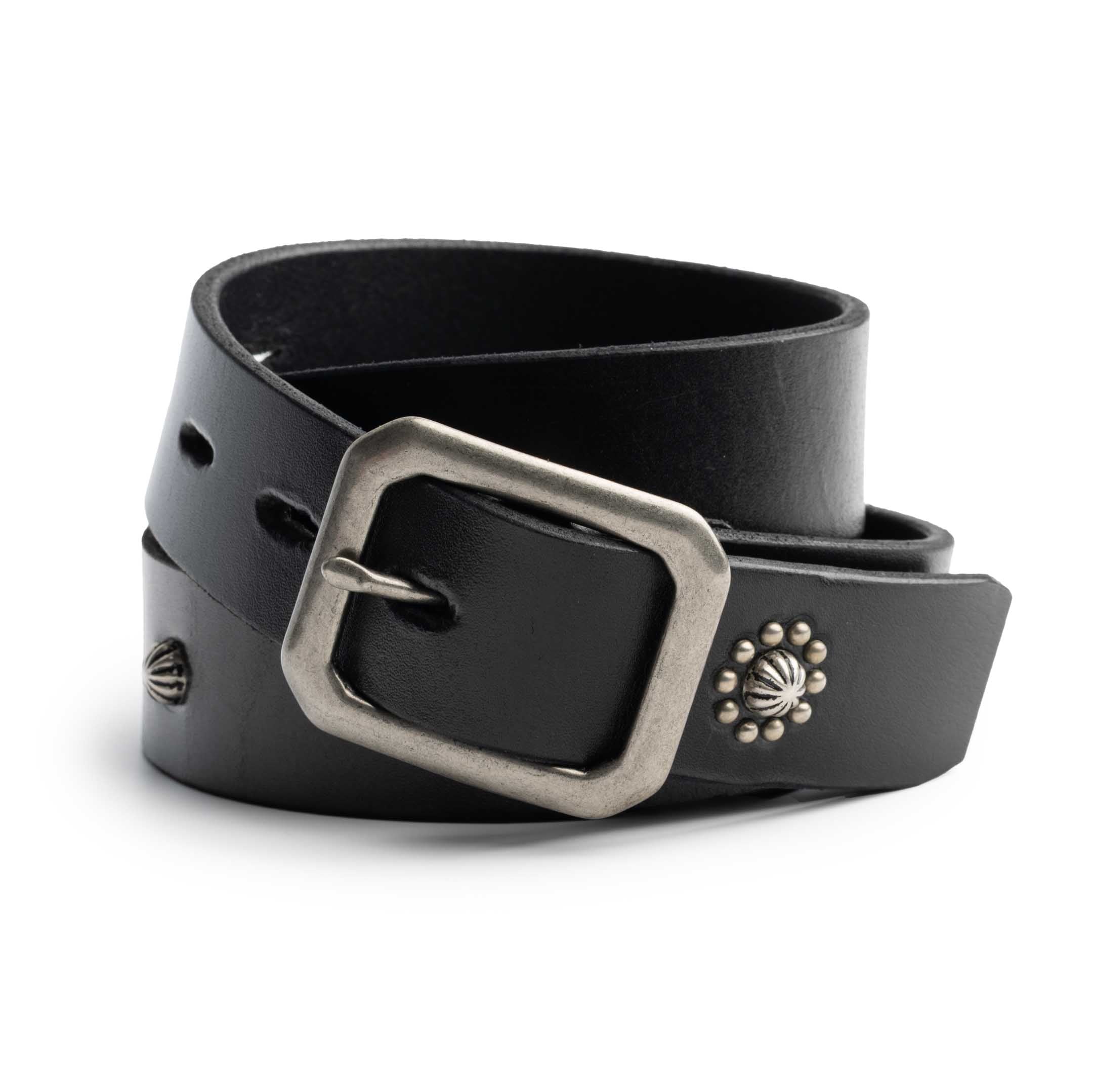 Full Count x Zip Stevenson Umbrella Stud Belt HTC Black