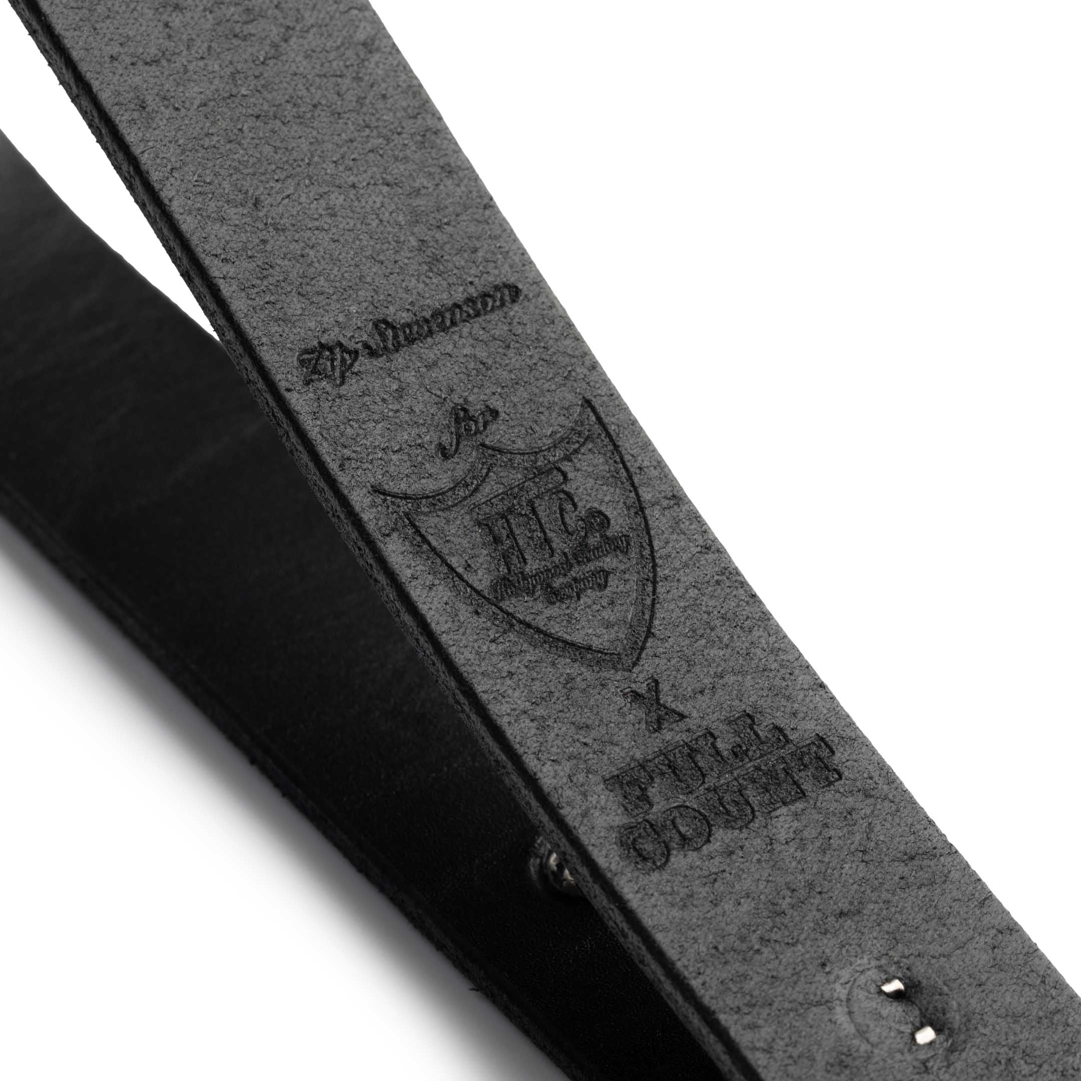 Full Count x Zip Stevenson Umbrella Stud Belt HTC Black - Image 4