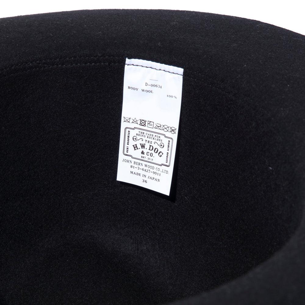 H.W. Dog Travellers Hat Black - Image 3