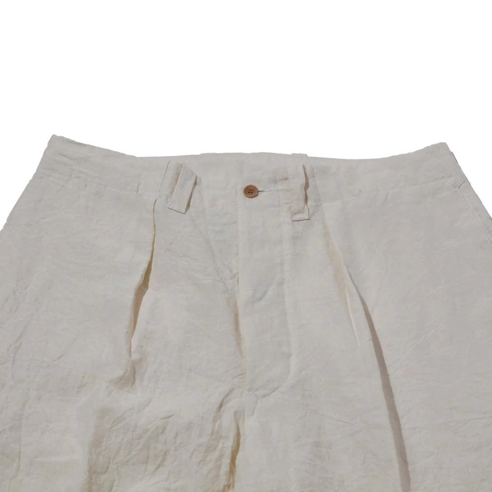 Haversack 60 Linen Poplin Wide Pants Beige - Image 3