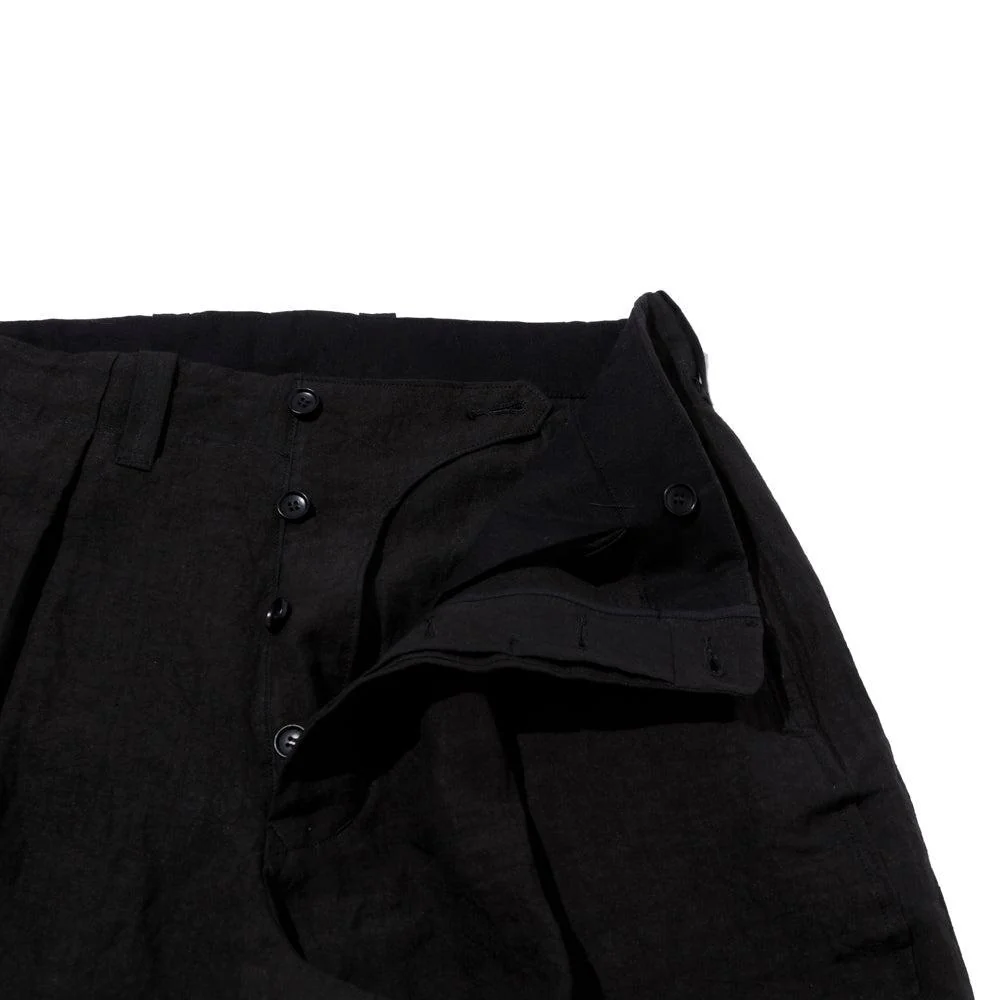 Haversack 60 Linen Poplin Wide Pants Black - Image 5