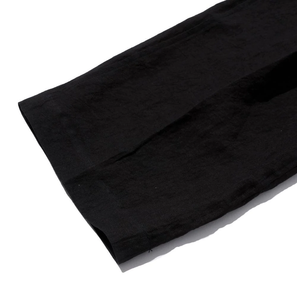Haversack 60 Linen Poplin Wide Pants Black - Image 6