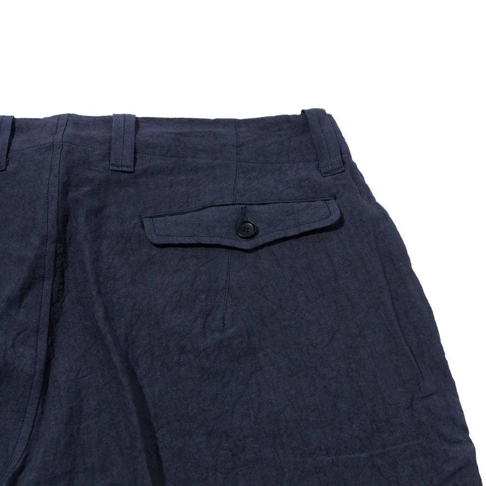 Haversack 60 Linen Poplin Wide Pants Navy - Image 3