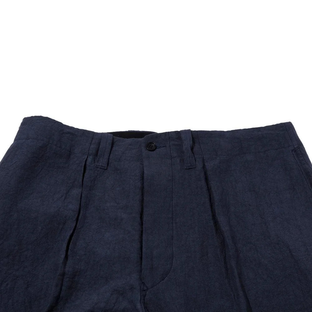 Haversack 60 Linen Poplin Wide Pants Navy - Image 4