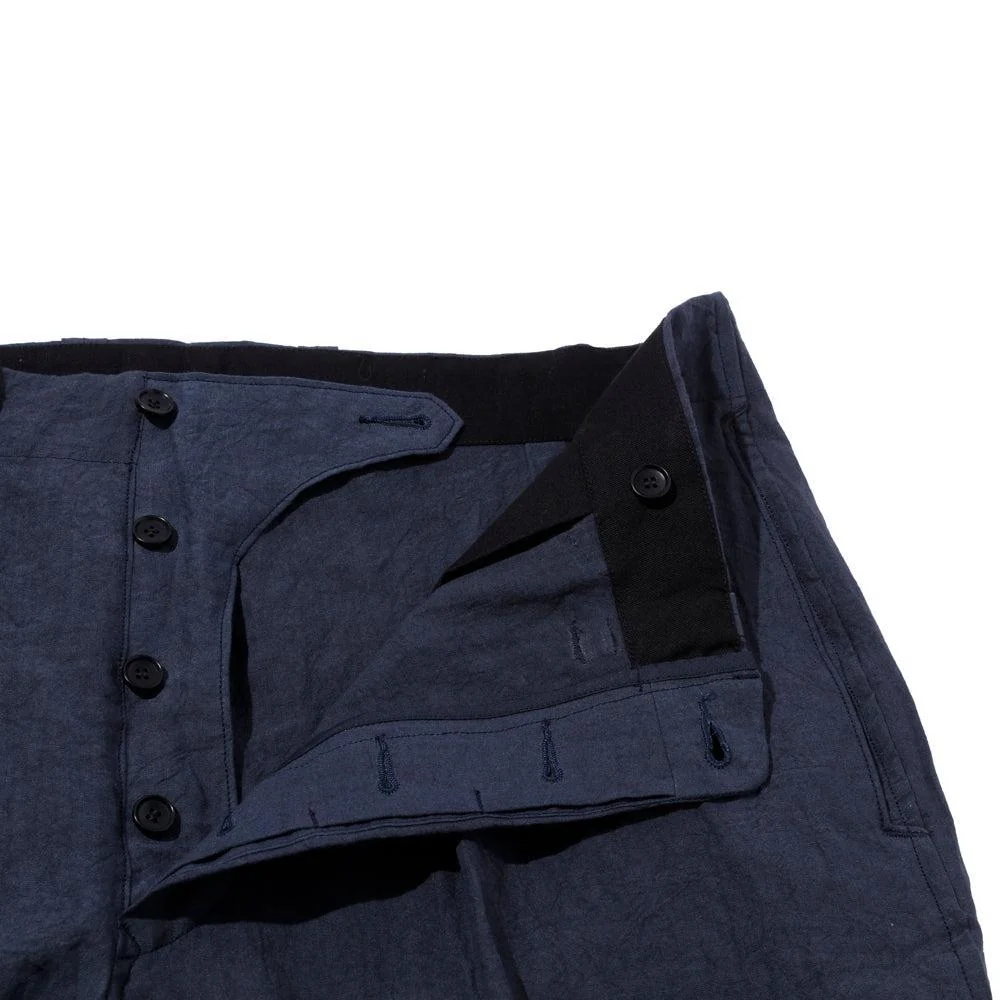 Haversack 60 Linen Poplin Wide Pants Navy - Image 5