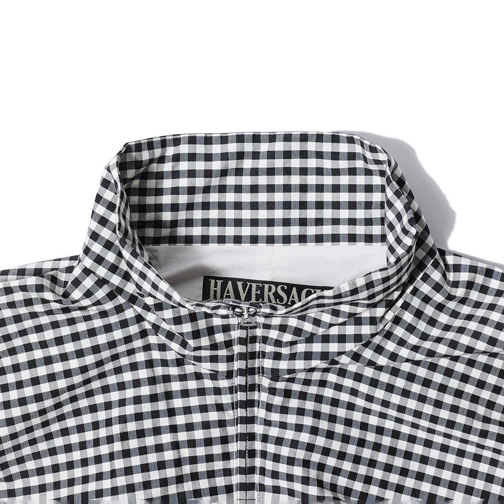 Haversack Gingham Smock Off White/Black - Image 3