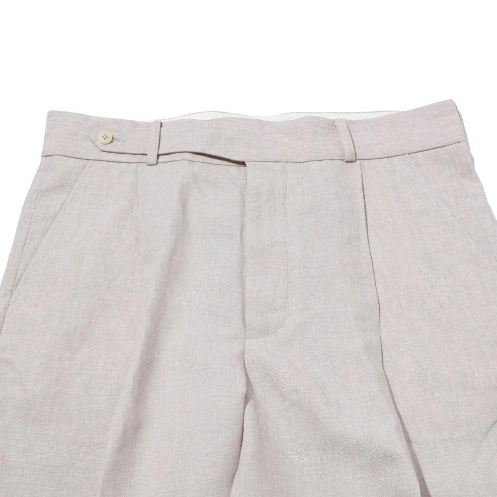 Haversack Linen Chambray Wide Pants Beige - Image 3