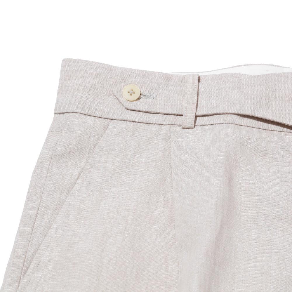 Haversack Linen Chambray Wide Pants Beige - Image 4