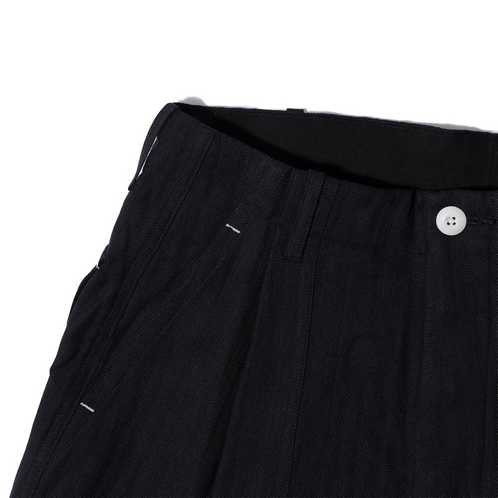 Haversack Linen/Cotton HBT Utility Trousers Black - Image 4