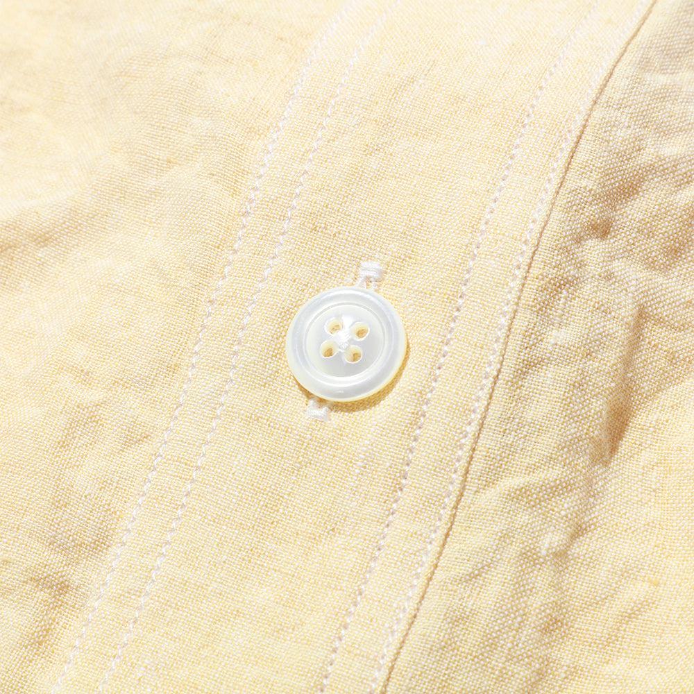 Haversack Linen Dungaree Pullover Shirt Mustard - Image 3