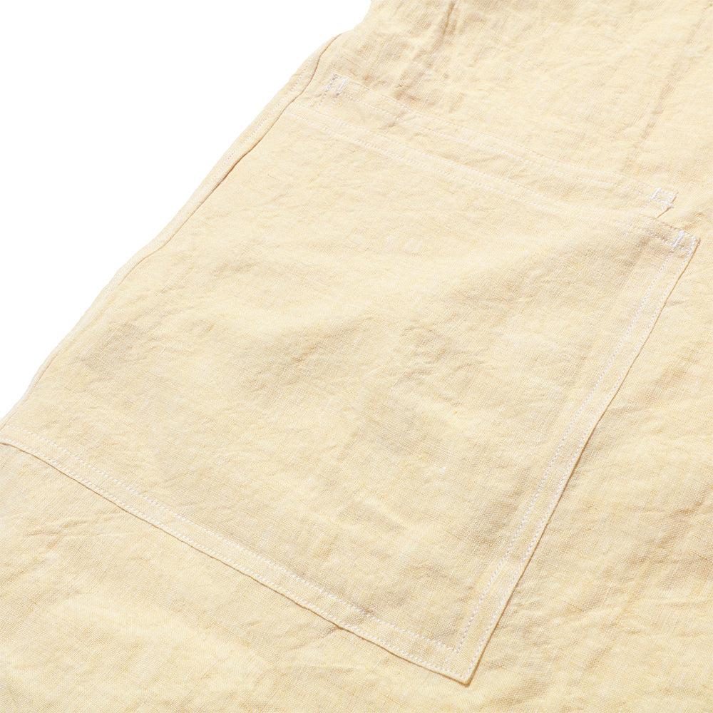 Haversack Linen Dungaree Pullover Shirt Mustard - Image 4