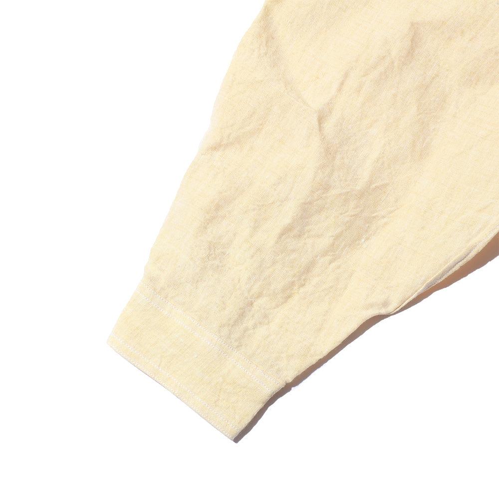 Haversack Linen Dungaree Pullover Shirt Mustard - Image 5