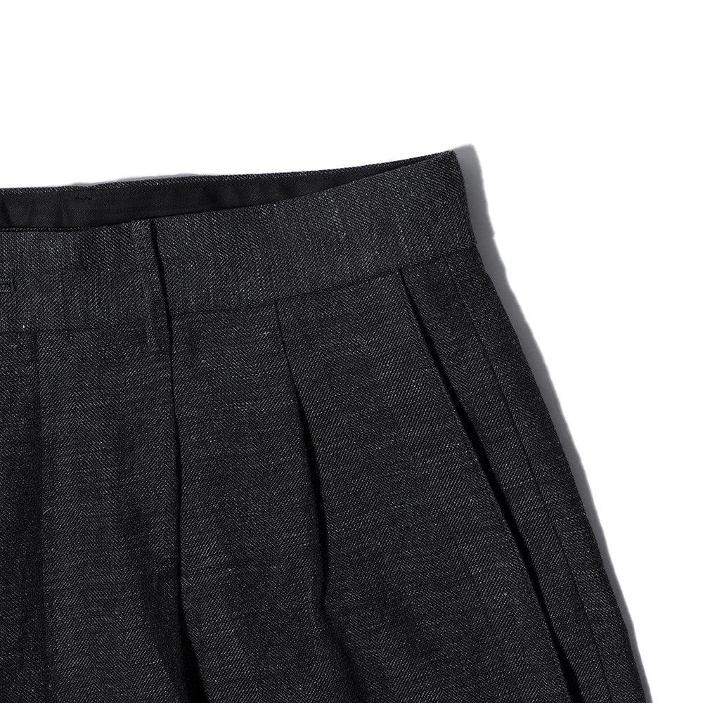Haversack Pleated Trousers Navy - Image 3