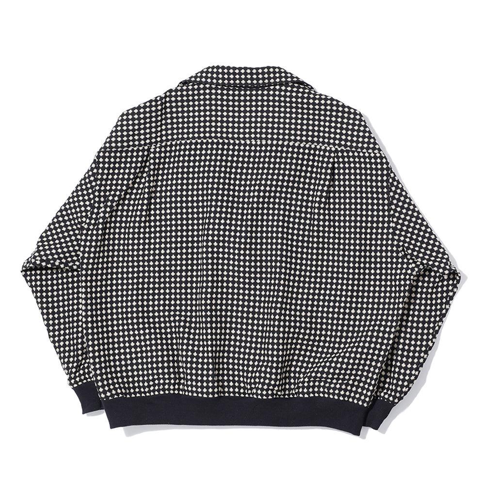 Haversack Sashiko Jacquard Pullover Shirt Black - Image 2