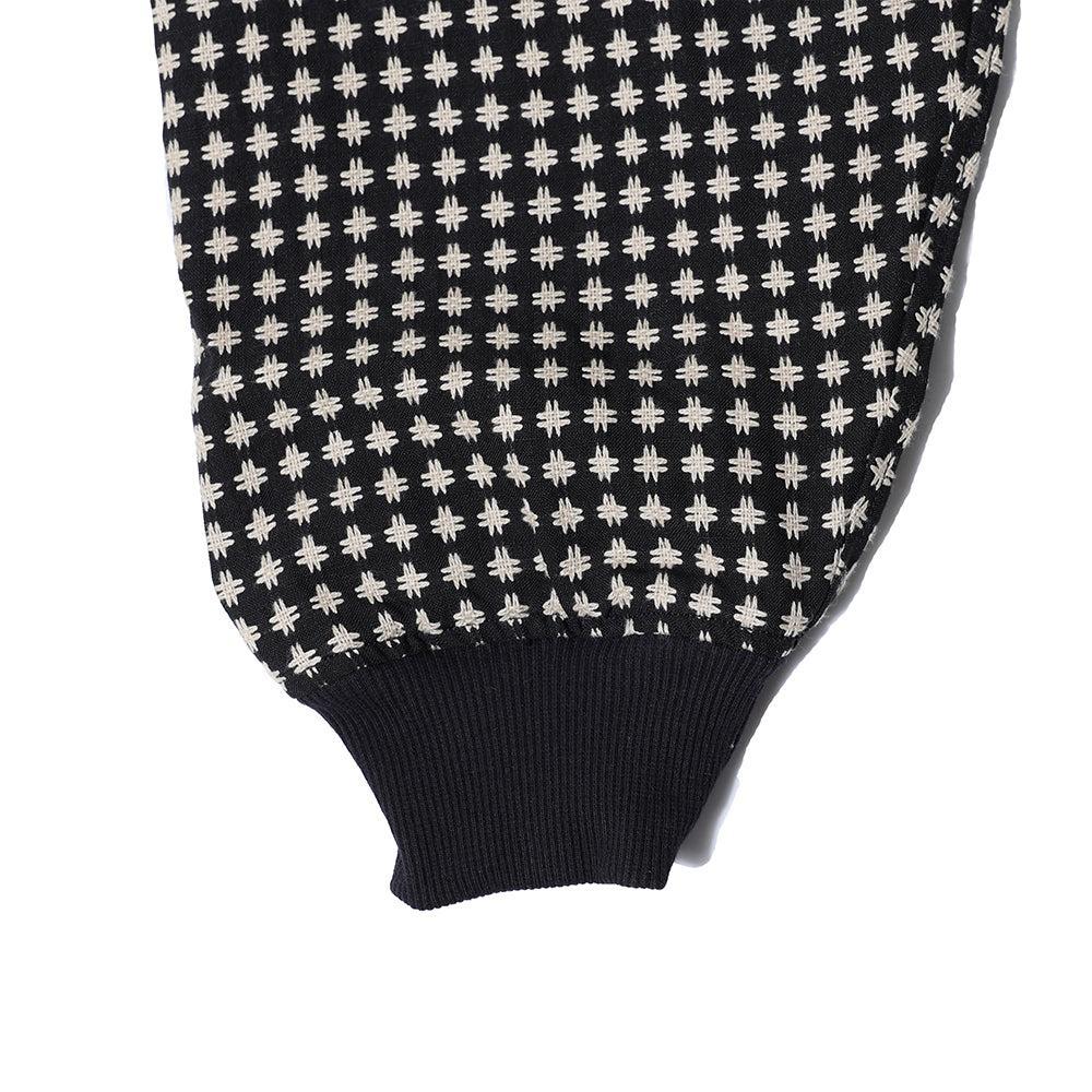 Haversack Sashiko Jacquard Pullover Shirt Black - Image 4