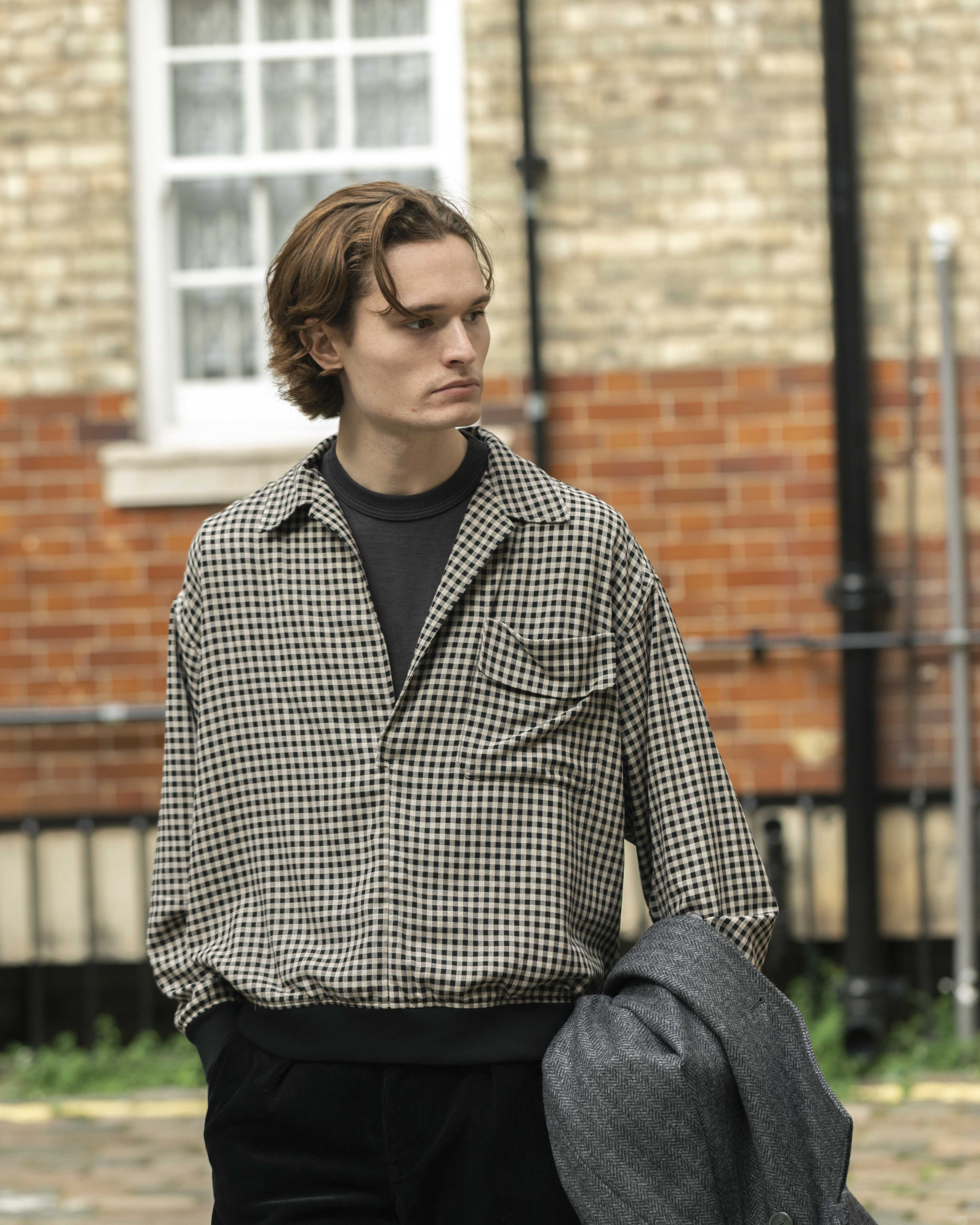 Haversack Shepard Check Pullover Beige - Image 3