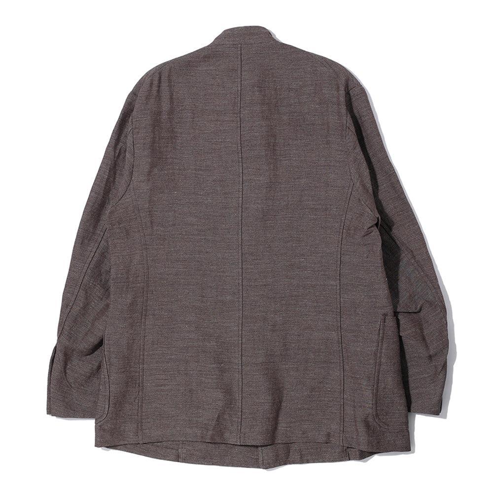 Haversack Stand Collar Jacket Brown - Image 3