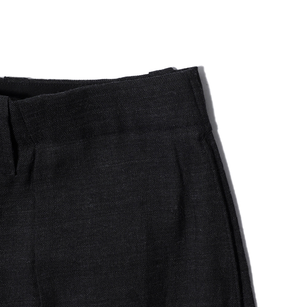 Haversack Wool/Linen Trousers Navy - Image 3