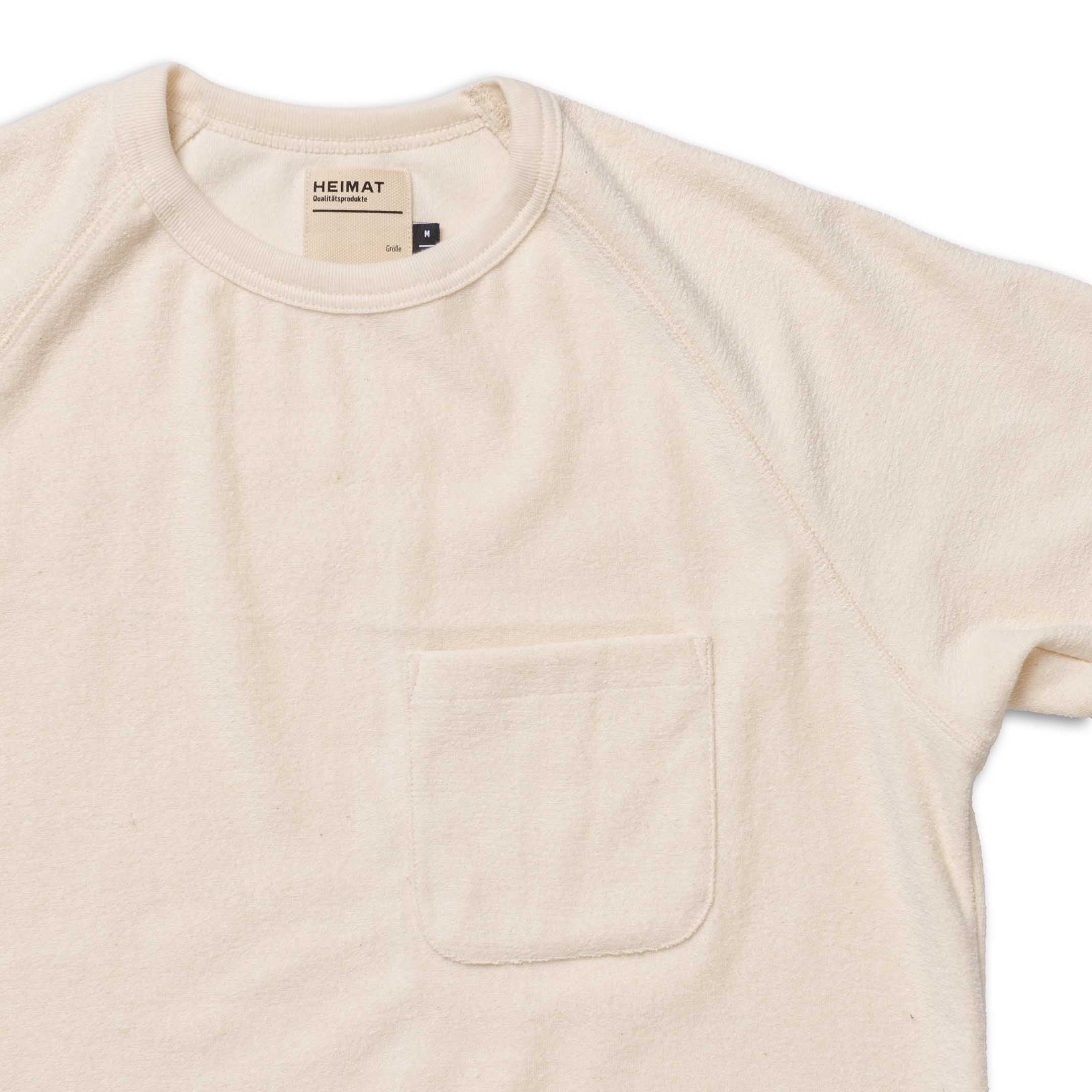 Heimat Frotee Terry T-Shirt Seashell - Image 2