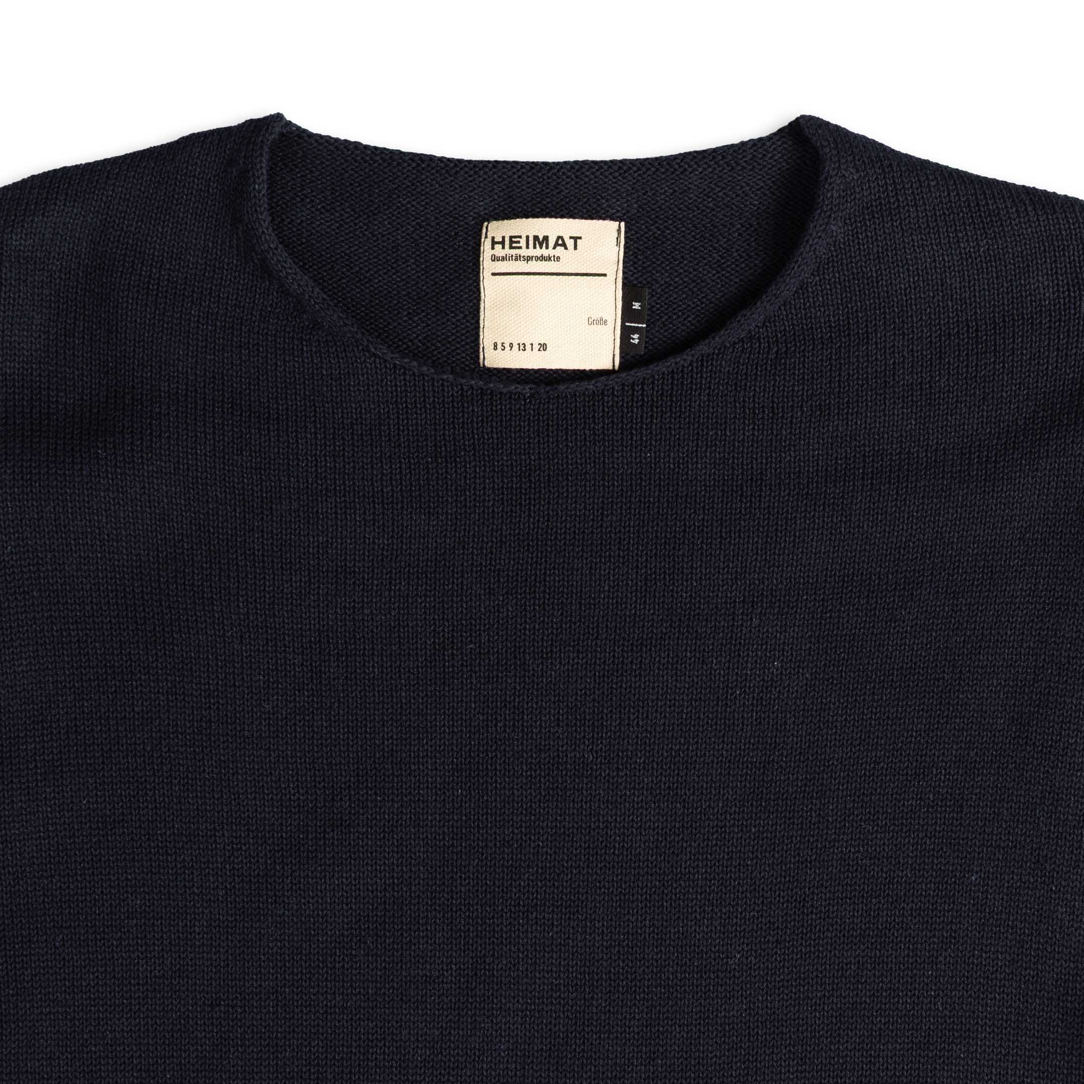 Heimat Harbour Sweater Cotton/Linen Ink - Image 3