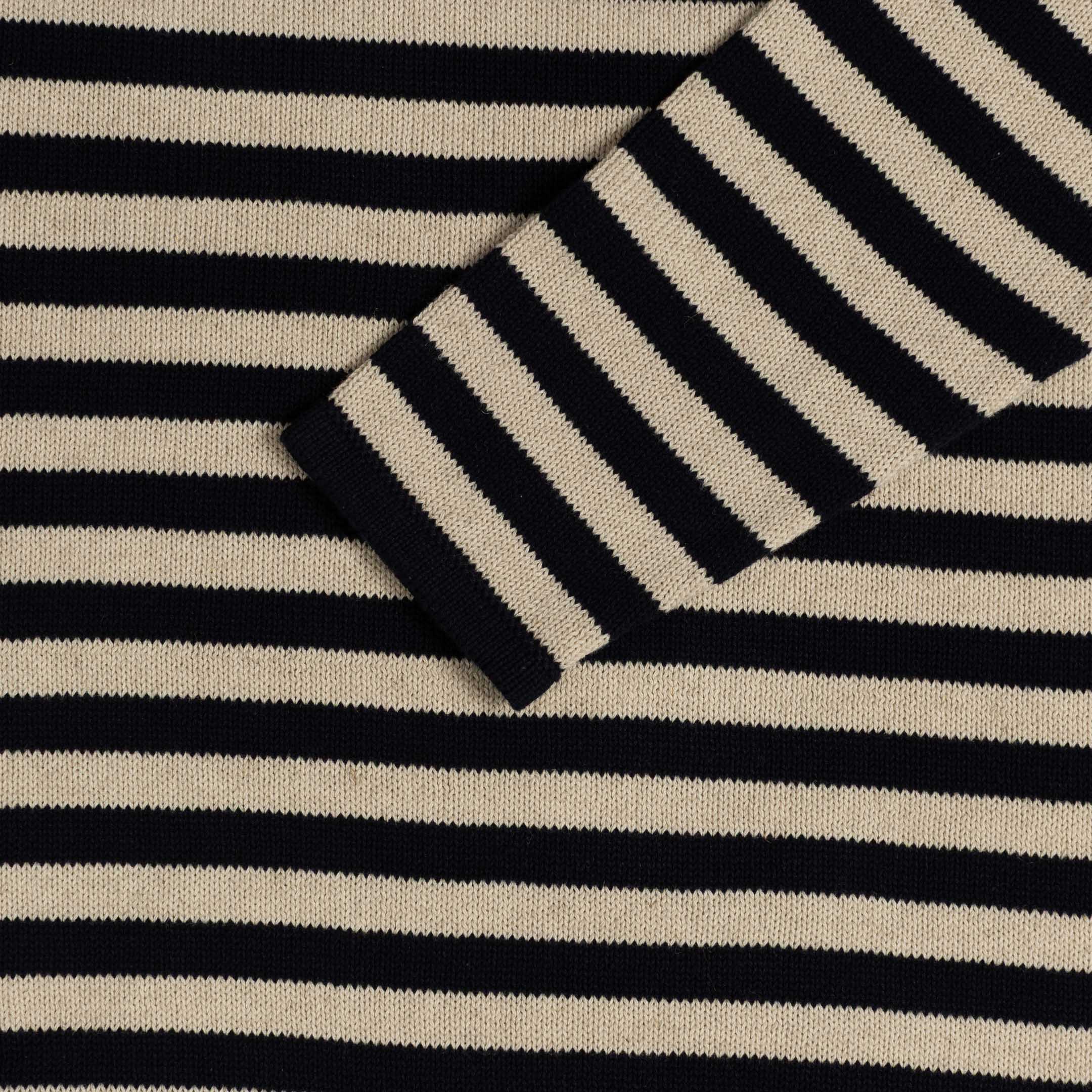 Heimat Harbour Sweater Jailhouse Ink/Seashell - Image 4