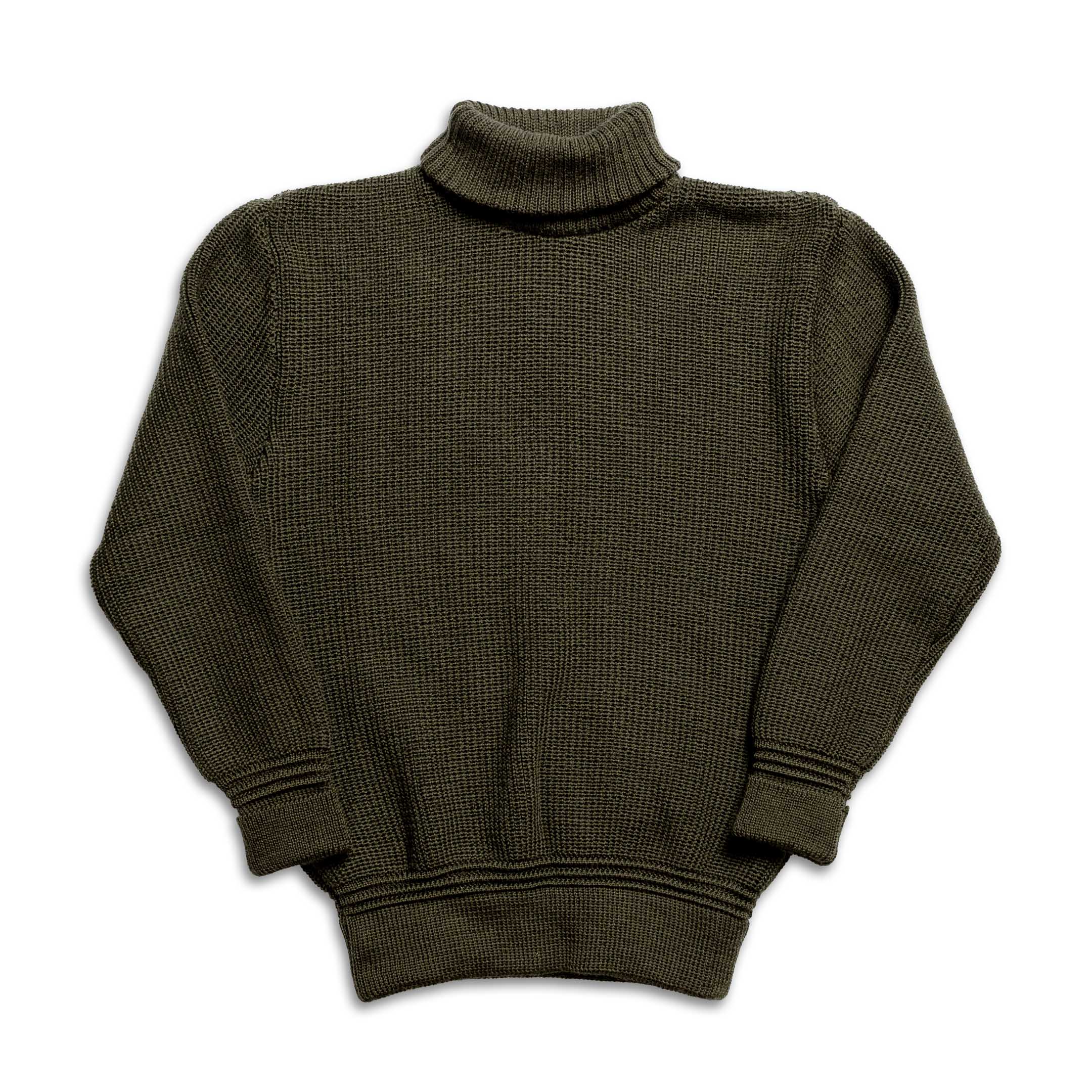 Heimat U-Boat Roll Neck Military Green