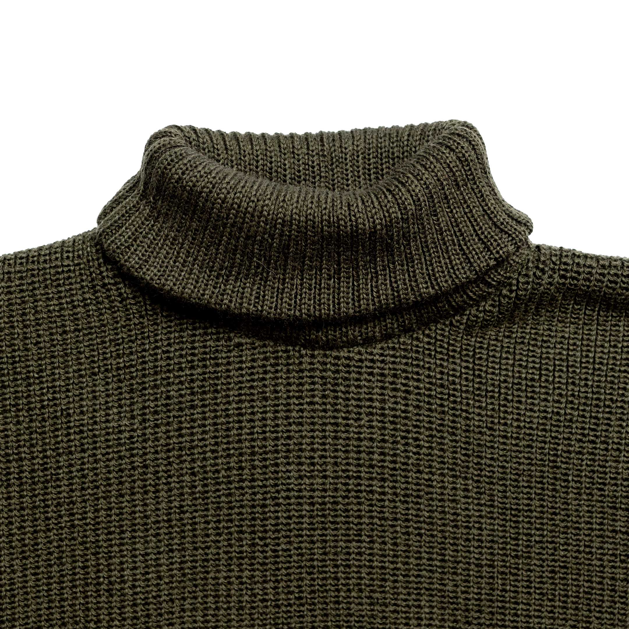 Heimat U-Boat Roll Neck Military Green - Image 4
