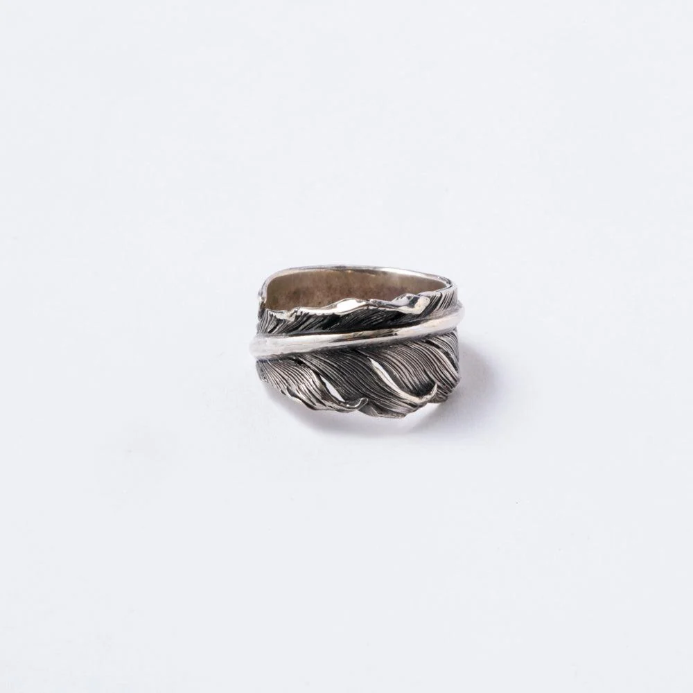 Horizon Blue Middle Feather Ring 18 FR02 - Image 2
